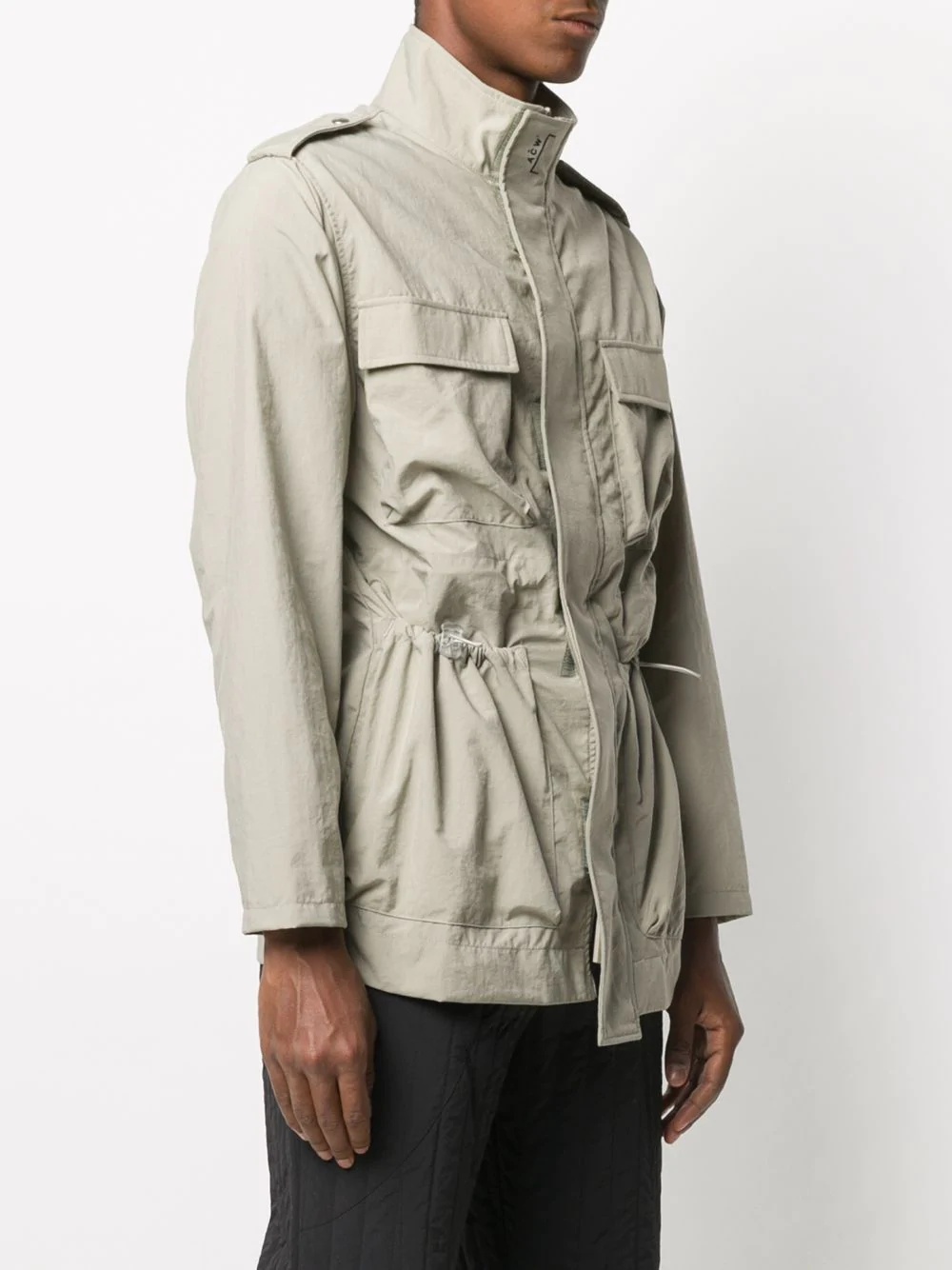 elasticated waist parka - 3