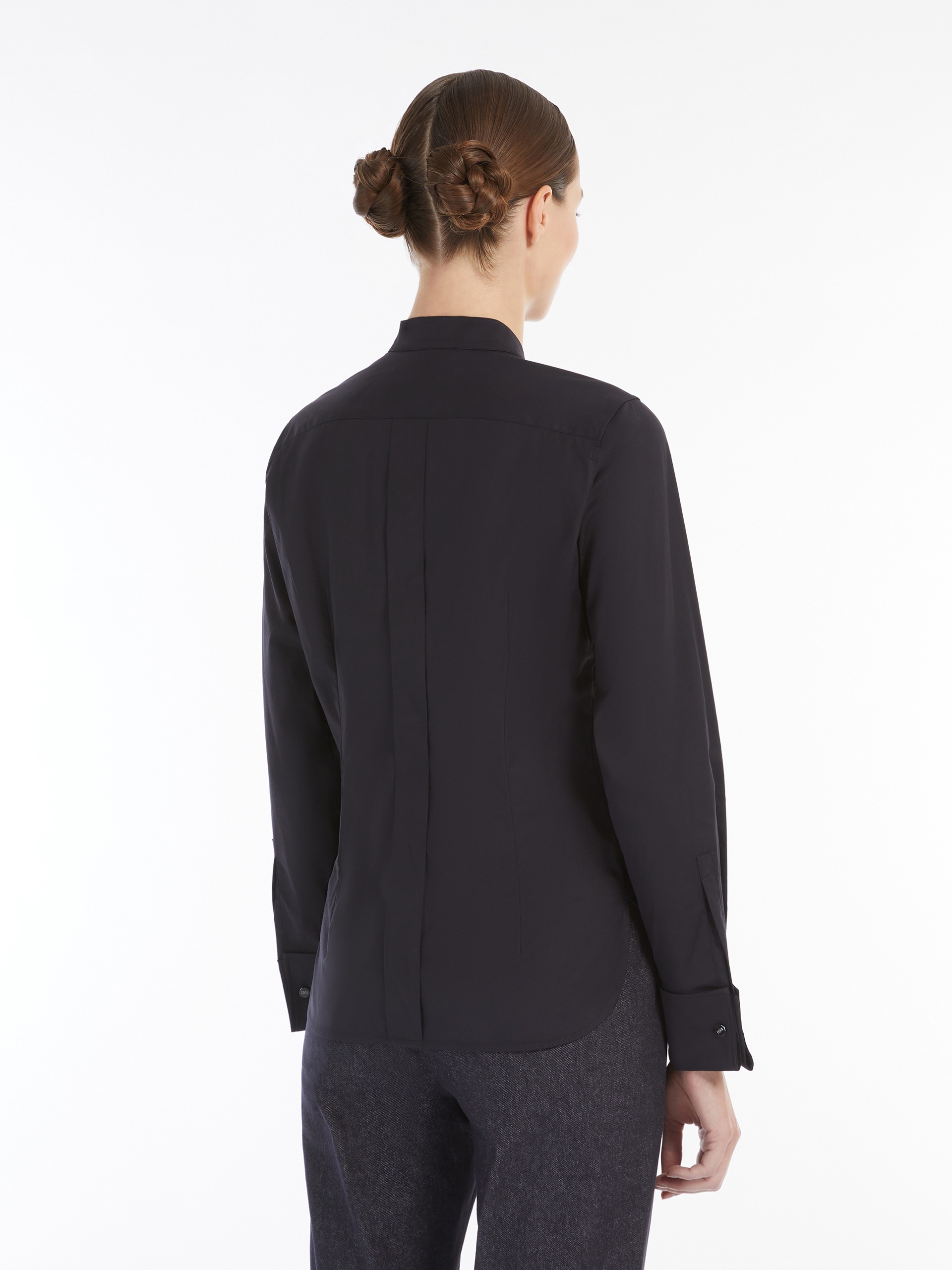 ARDUINO1234 Mandarin-collar cotton shirt - 4