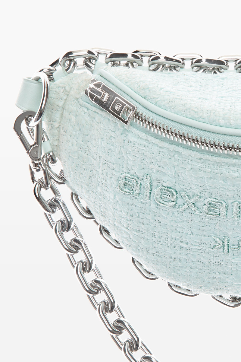 Alexander Wang ATTICA TWEED HYBRID FANNY PACK outlook