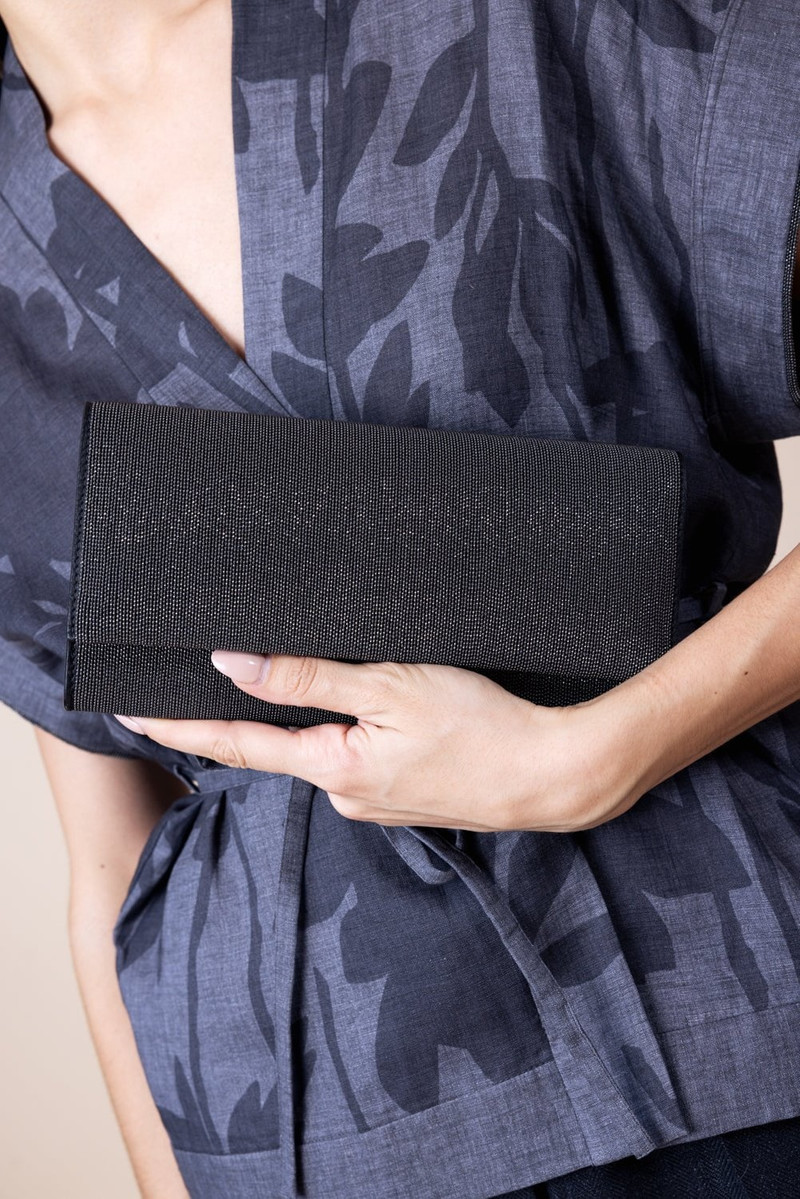 Brunello Cucinelli Precious Clutch - Black outlook