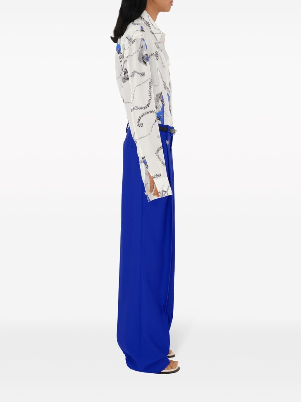 wool tailored trousers - 3