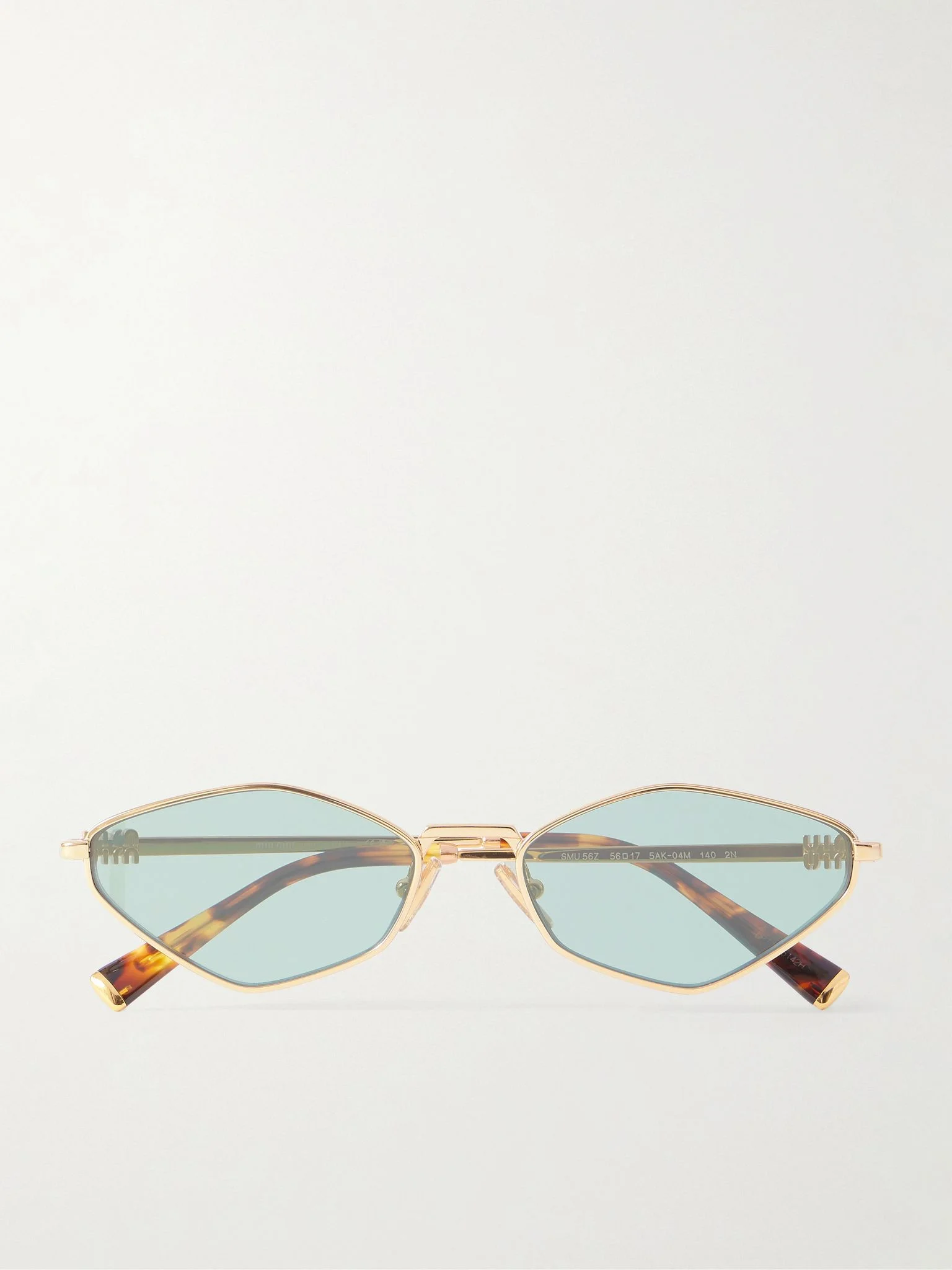 Hexagon-frame gold-tone sunglasses Gold - 1
