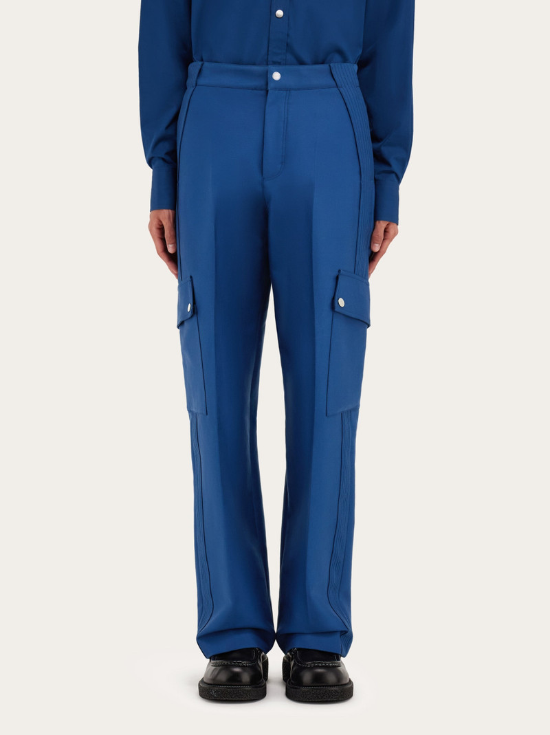 FERRAGAMO Viscose cargo pants outlook