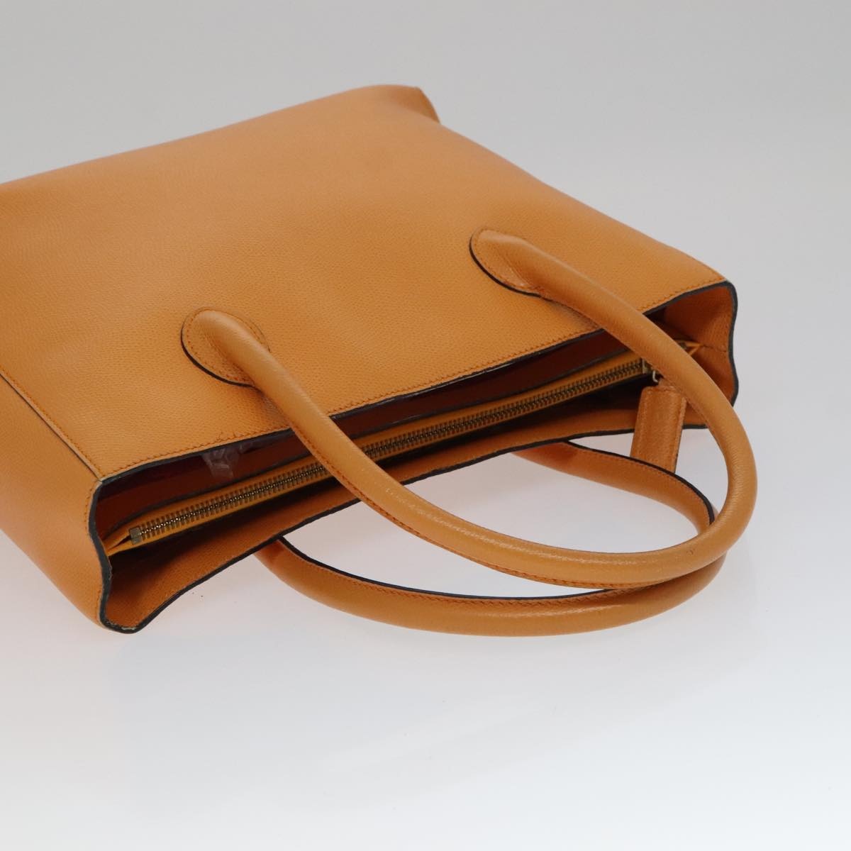 CELINE Tote Bag Leather Orange - 6