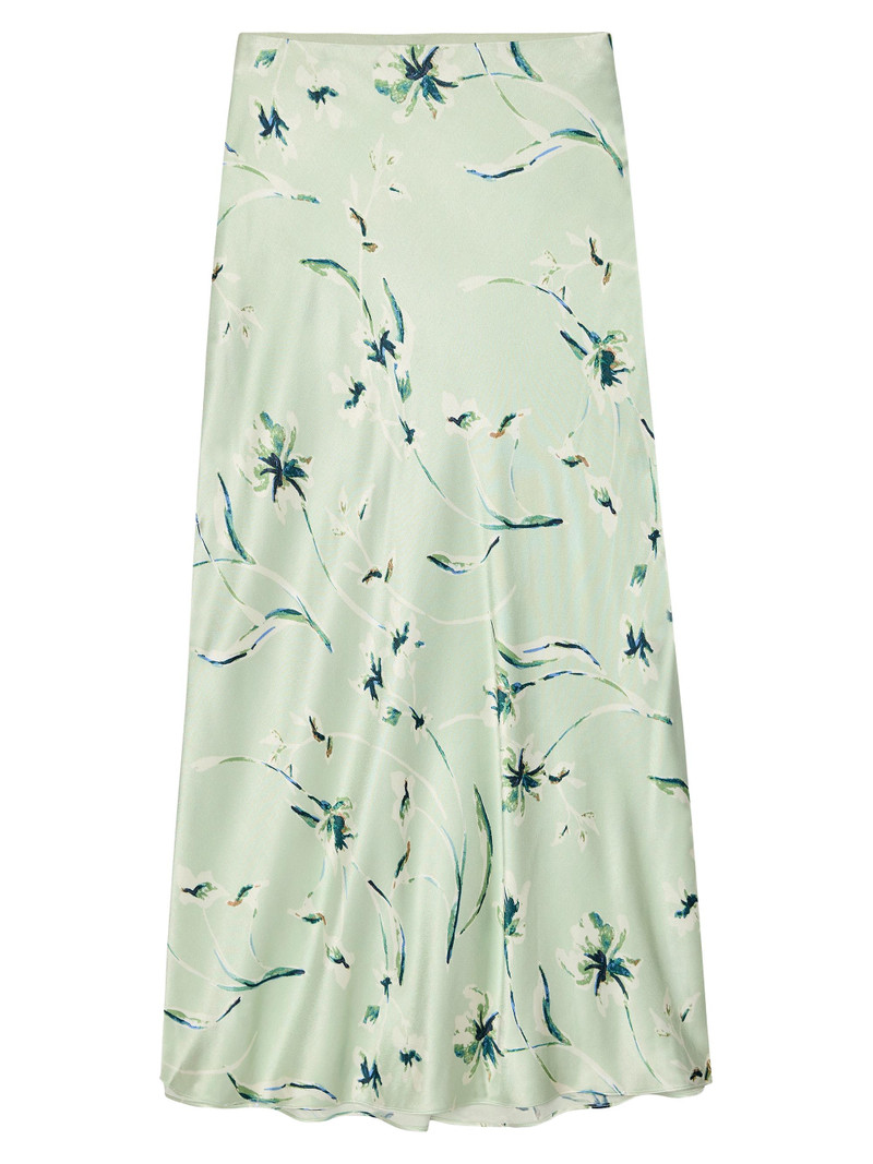 Women's Anya Floral Midi-Skirt - Mint Linnea 1