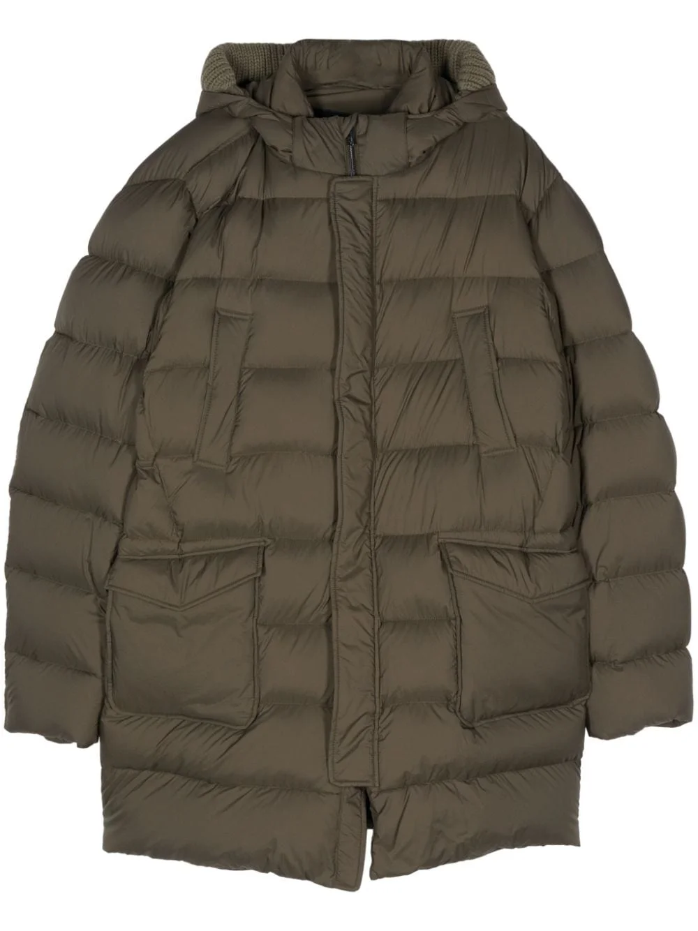 logo-plaque coat - 1