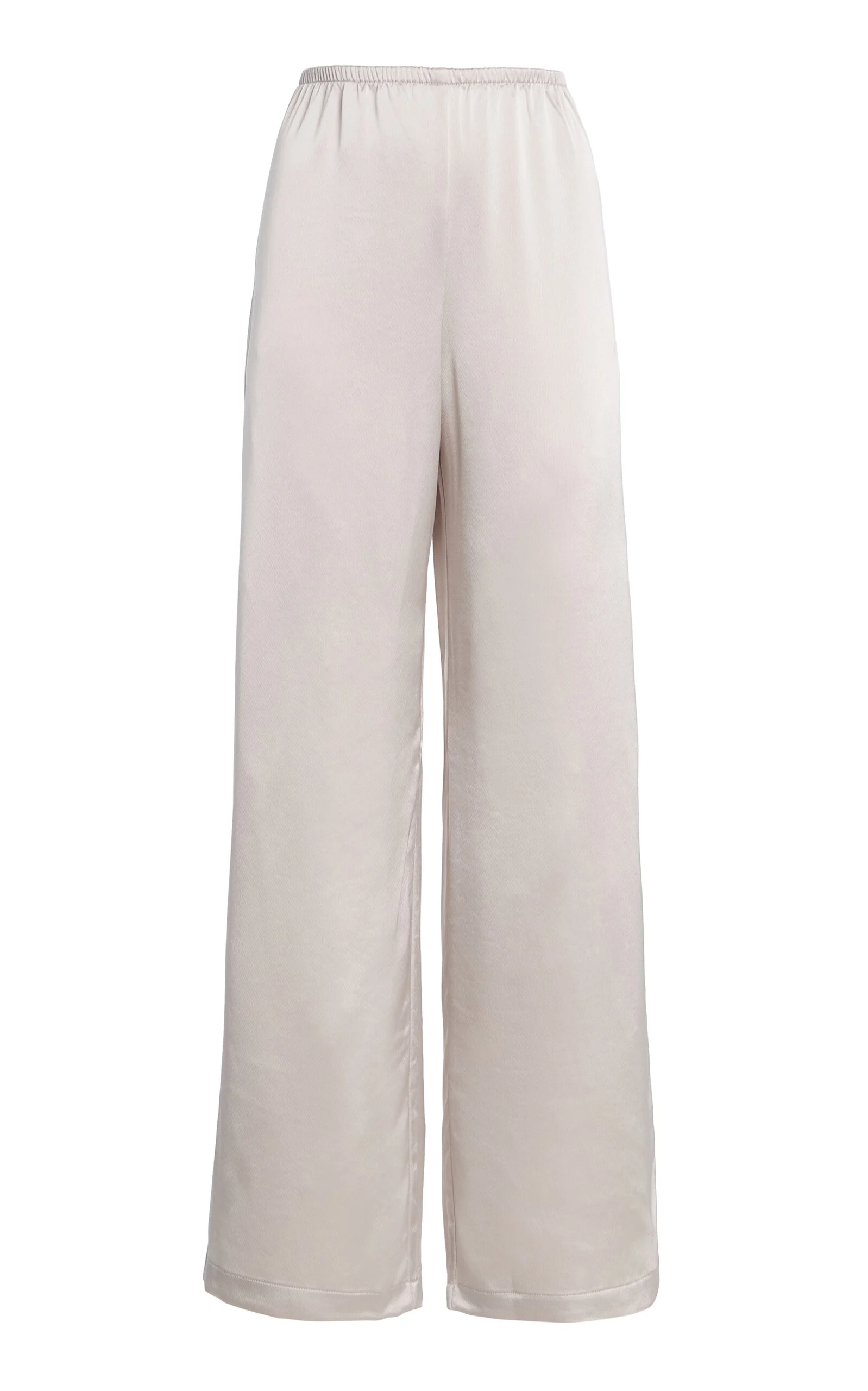 Barb Satin Wide-Leg Pants grey - 1
