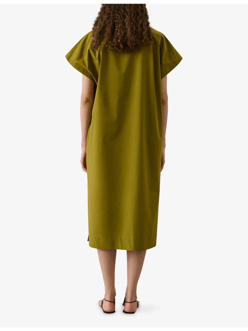Ianni Detachable-Top Cotton-Poplin Midi Dress 4