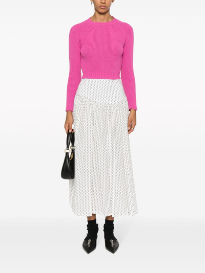 REDValentino tulle tie-fastening jumper outlook