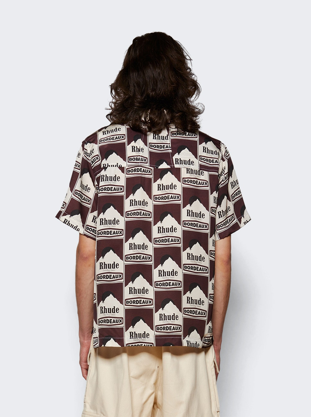 Moonlight Bordeaux Shirt Maroon And Off White - 5