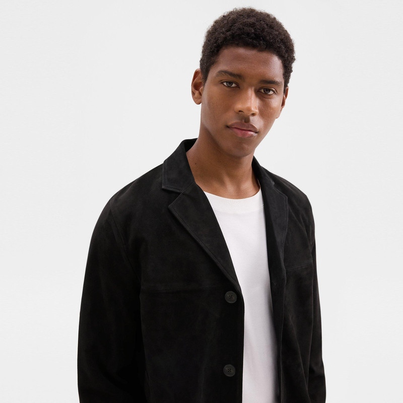 Straight Blazer in Suede 5