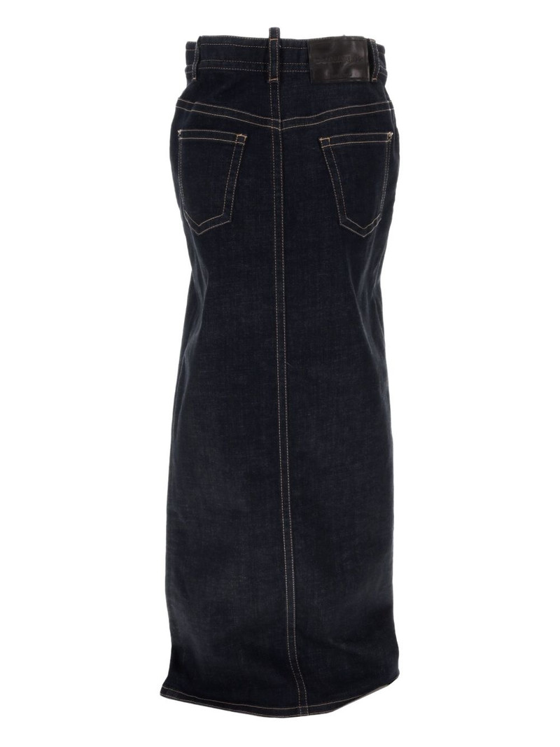 DSQUARED2 denim midi skirt outlook