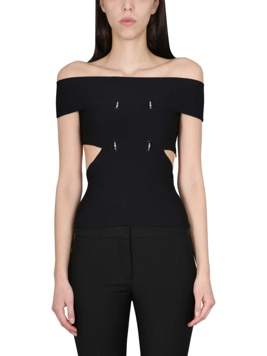 Alexander Mcqueen Women Top With Cut-Out Details - 1