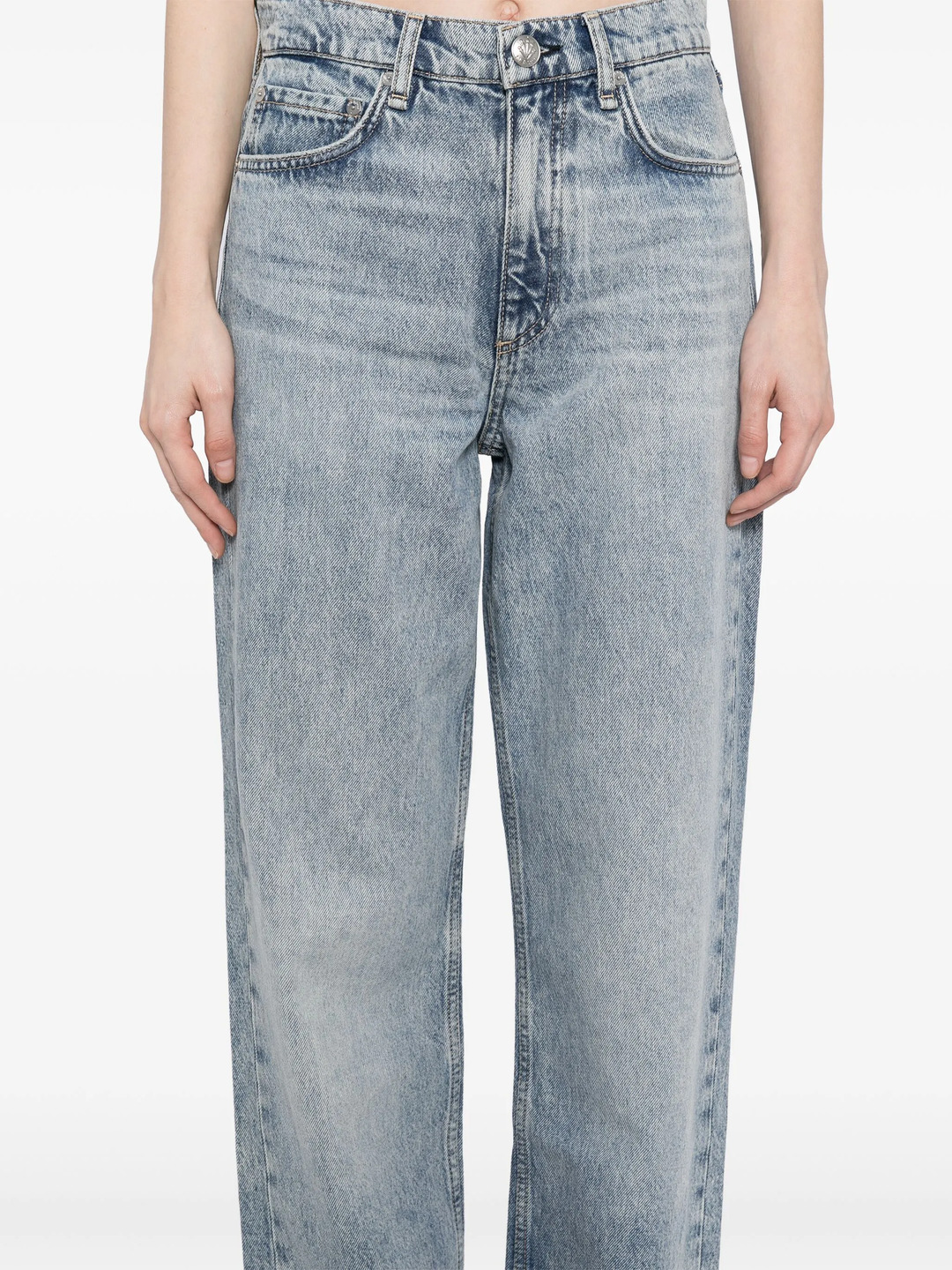 Shea High-Rise Relaxed Straight Leg Jeans - 5