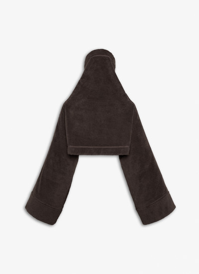 Alaïa CROPPED HOODIE IN COTTON TERRY outlook