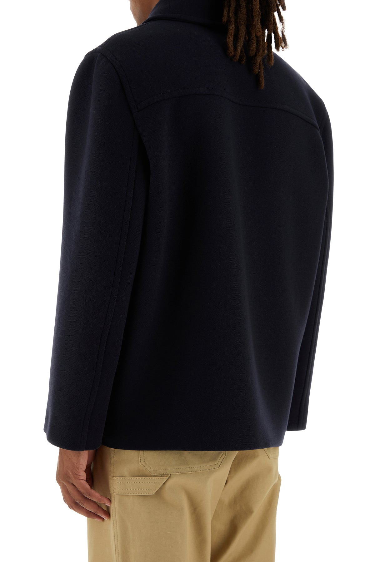 Midnight blue wool coat - 4