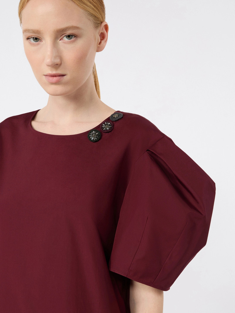 VICOLO Cotton poplin short dress - RUBY 5
