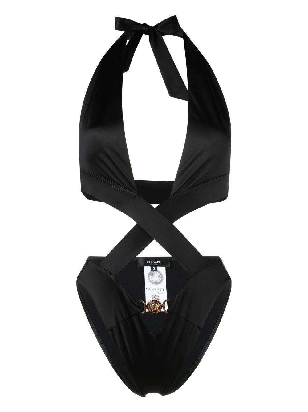 Medusa tie-fastening one-piece - 1