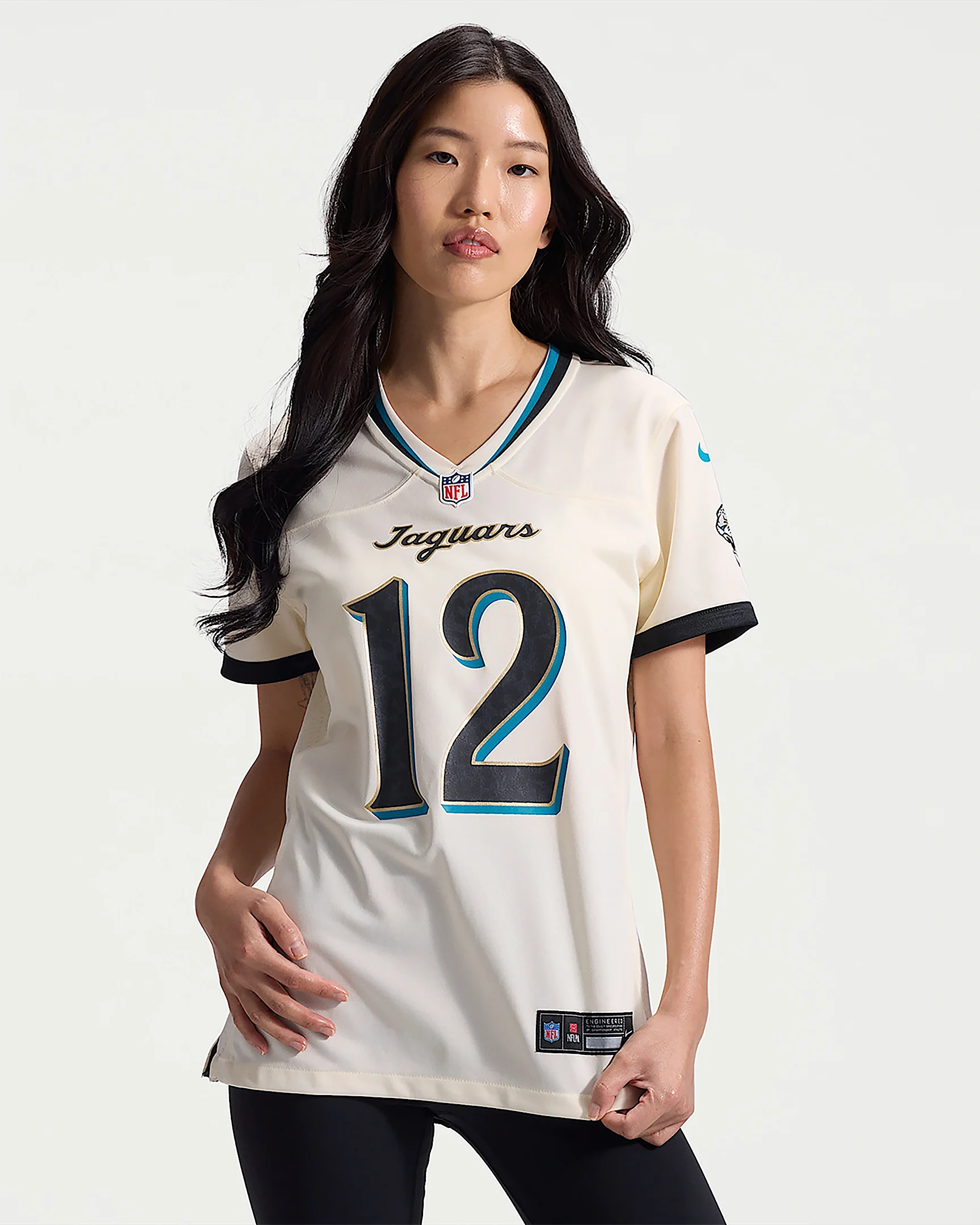 Travis Hunter Jacksonville Jaguars Rivalries Collection Women's Nike NFL Game Jersey - 1