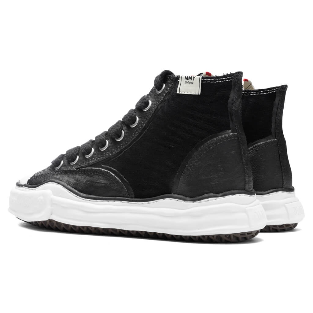 PETERSON HIGH OG SOLE RUBBER PAINTED CANVAS SNEAKER - BLACK - 3