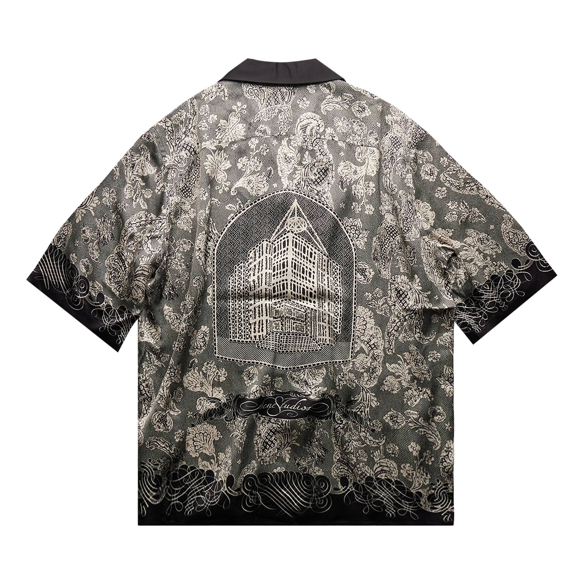 Acne Studios Button Up Shirt 'Black/Ecru' - 2