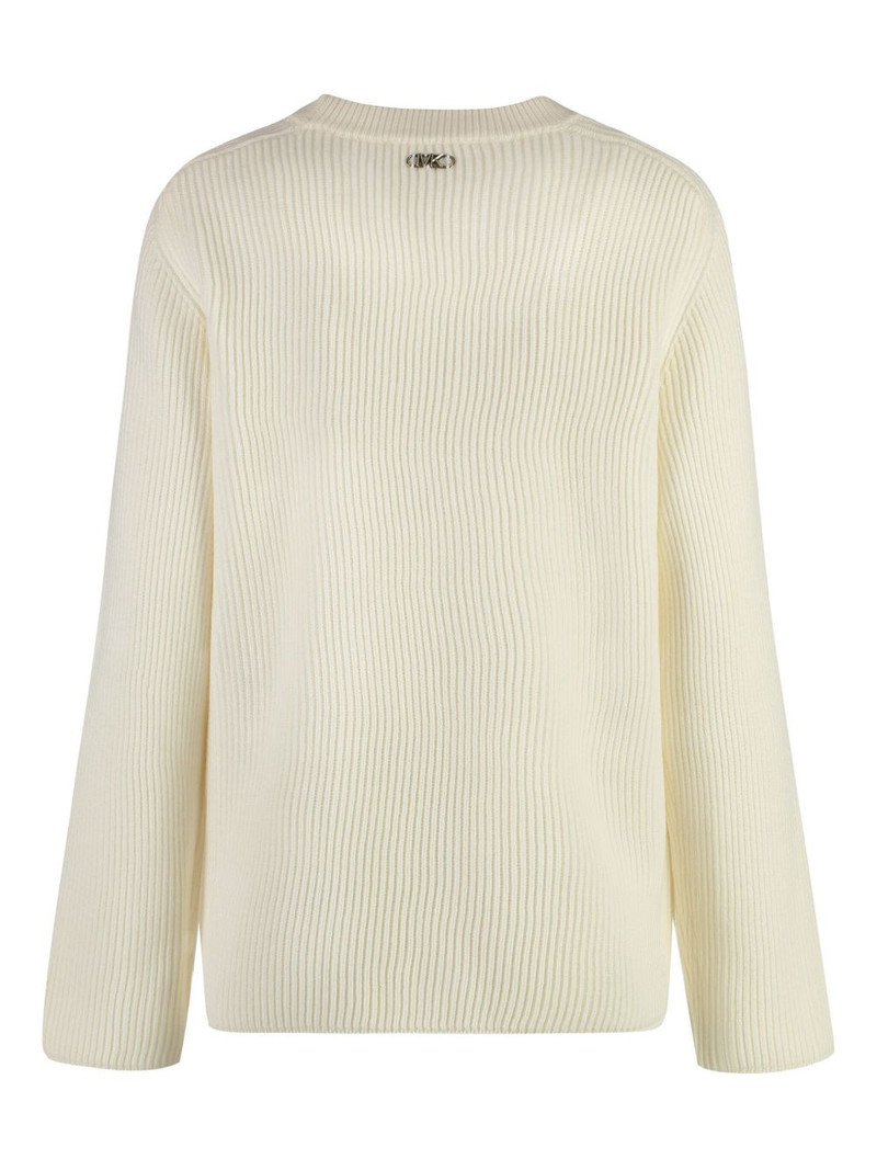 MICHAEL KORS wool crew-neck sweater outlook