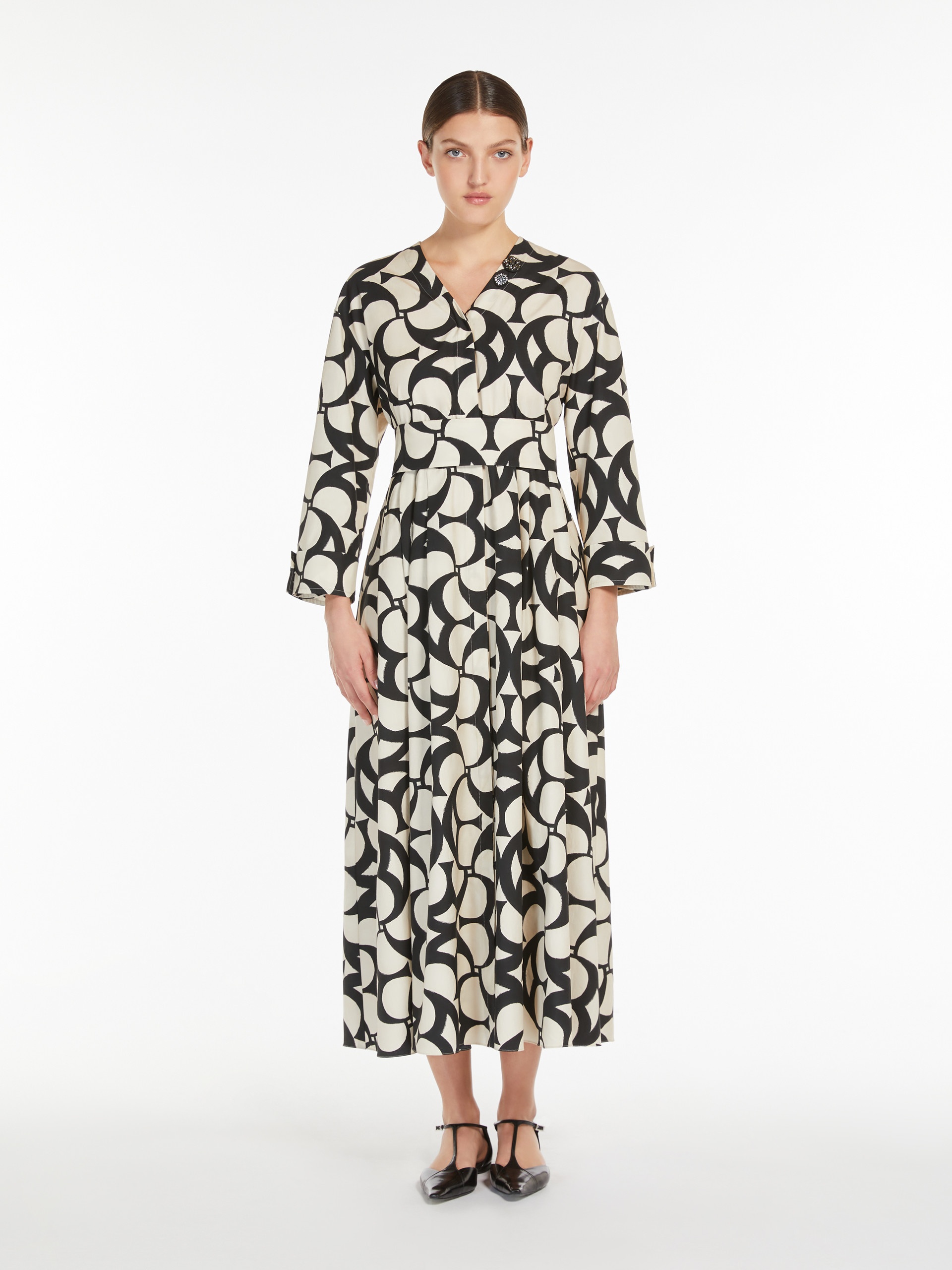 ALICE Printed cotton shirt dress - 3