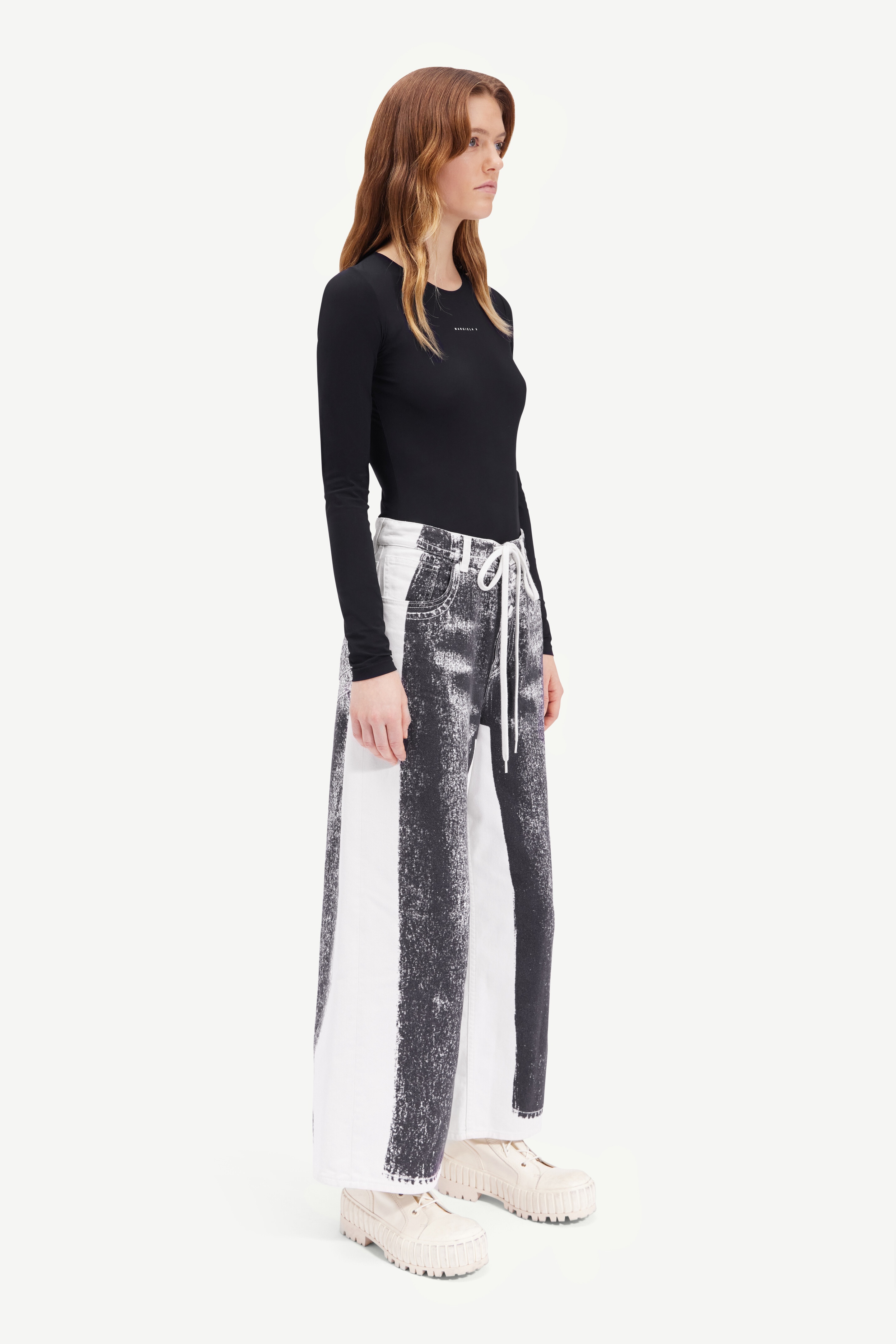 Trompe l'oeil sweatpants - 3