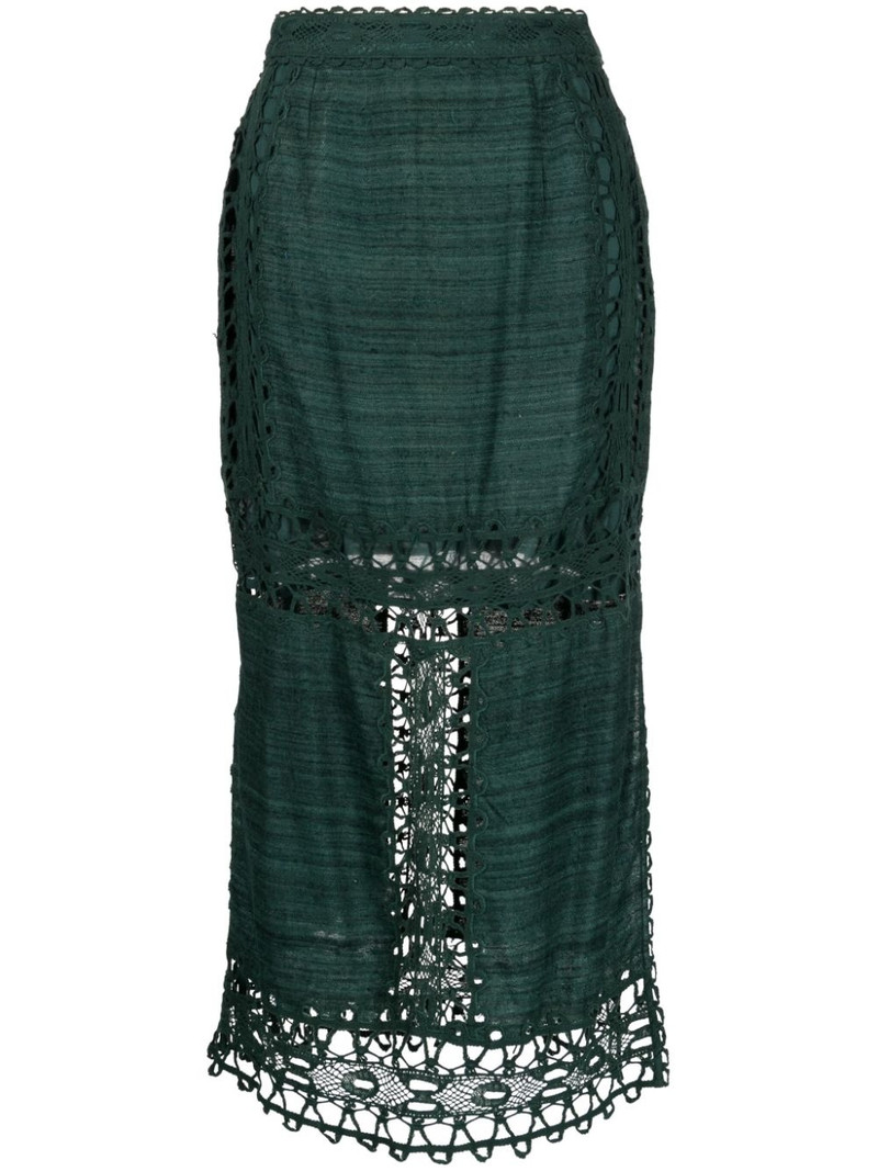 high-waisted lace skirt 1