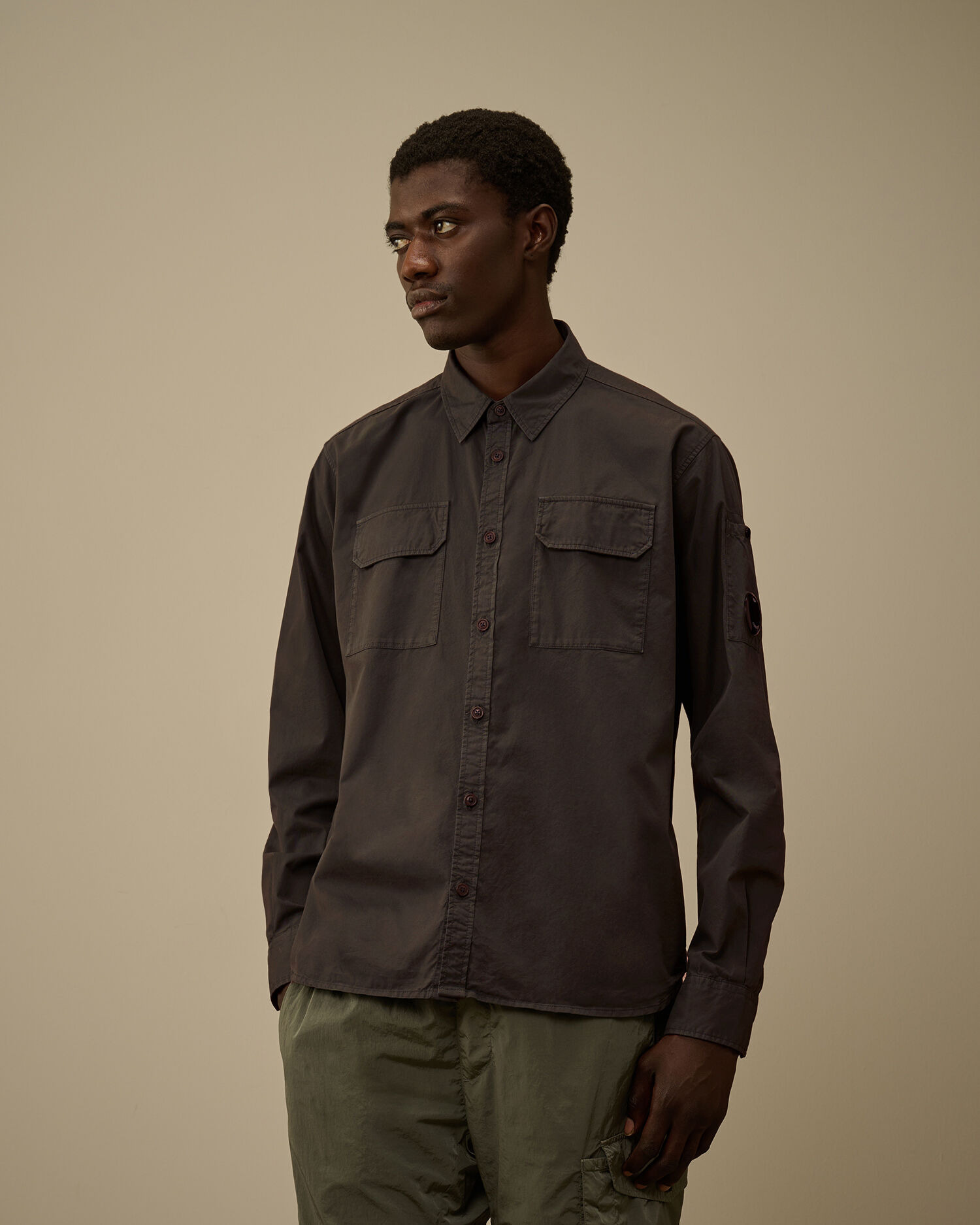 Organic Gabardine Longsleeve Button Shirt - 3