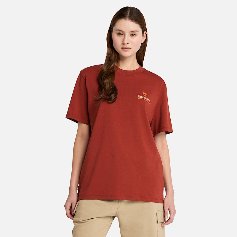 Illustrated Tree Logo Back Graphic T-Shirt 4