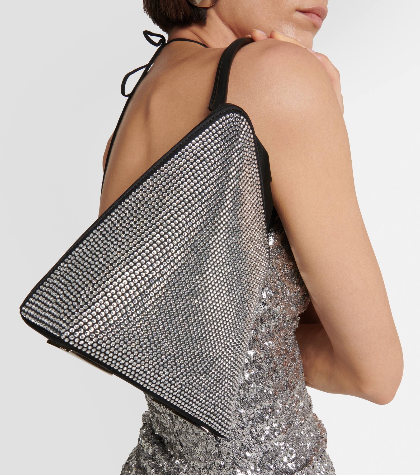 Sunset Mini crystal-embellished tote bag - 2
