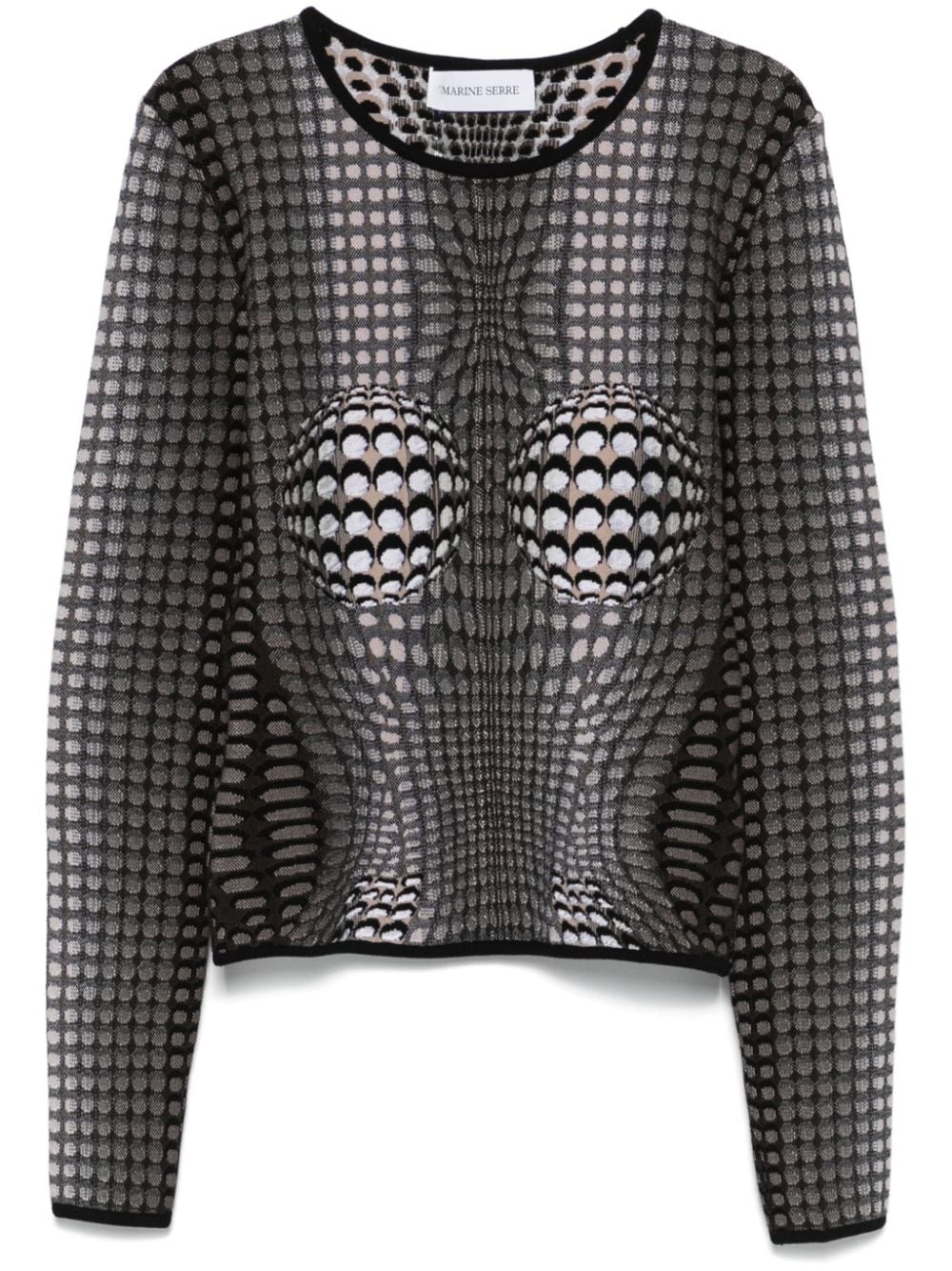 moon jacquard sweater - 1