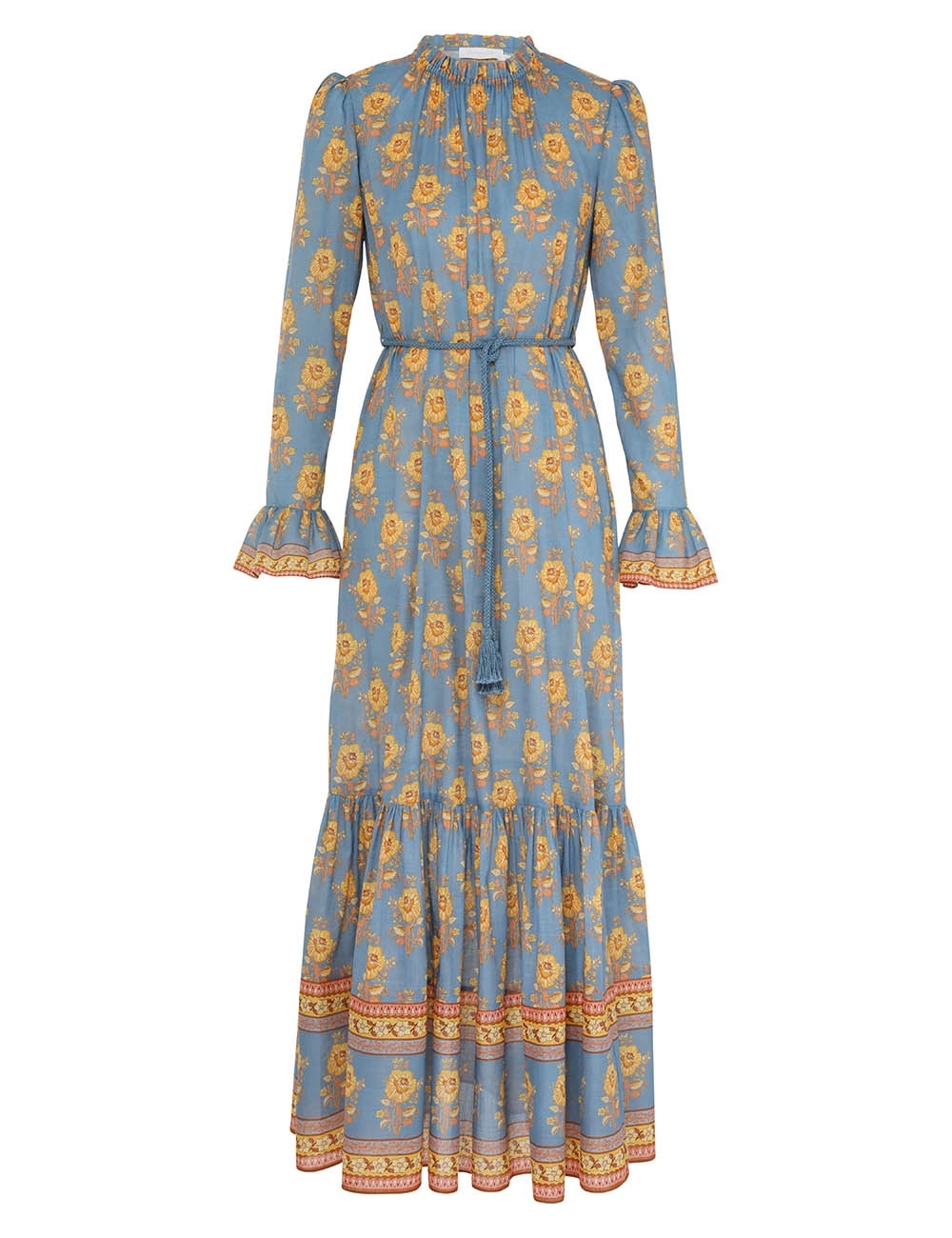 JUNIE FRILL MIDI DRESS - 1