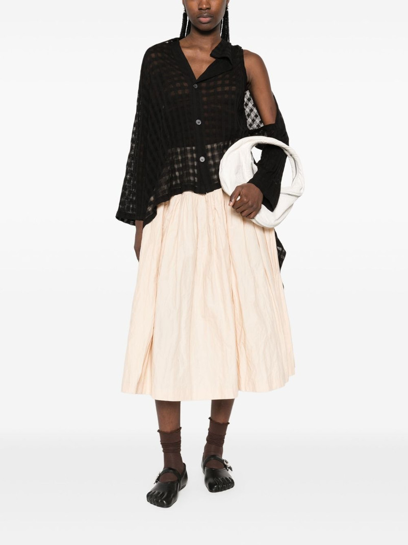 Yohji Yamamoto layered blouse outlook