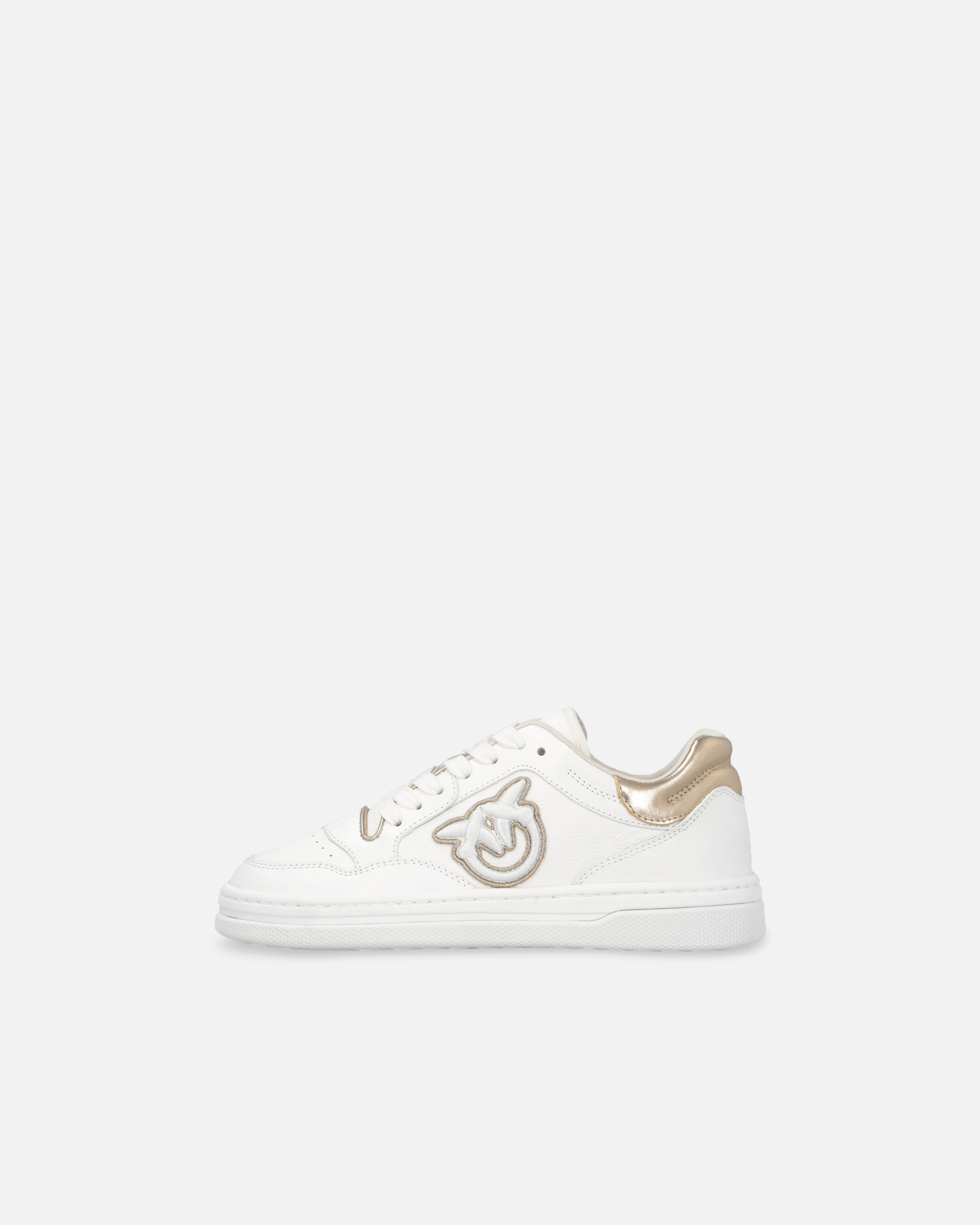 LEATHER SNEAKERS WITH EMBROIDERED SIDE LOGO - 5