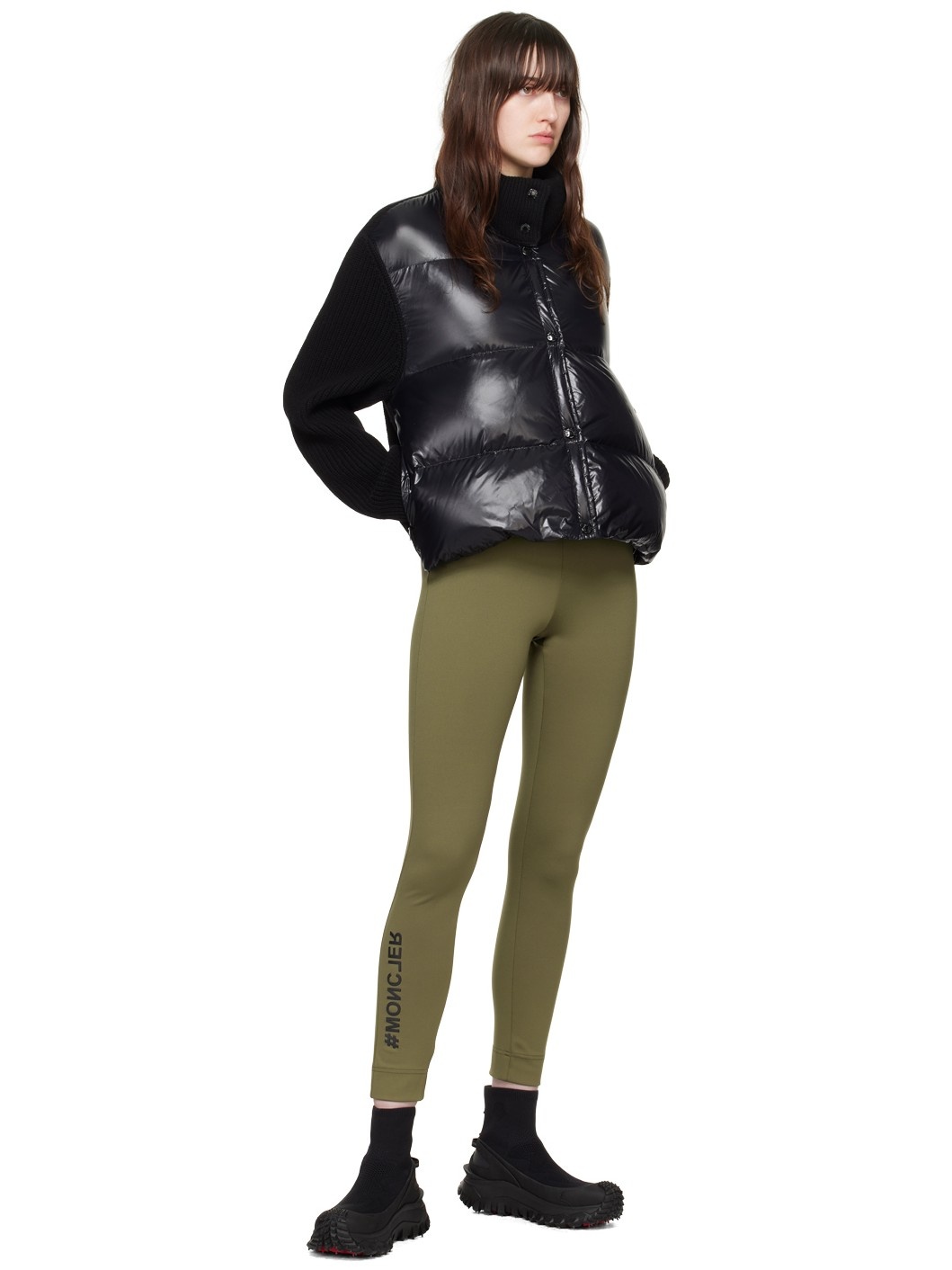 Khaki Breathable Leggings - 4