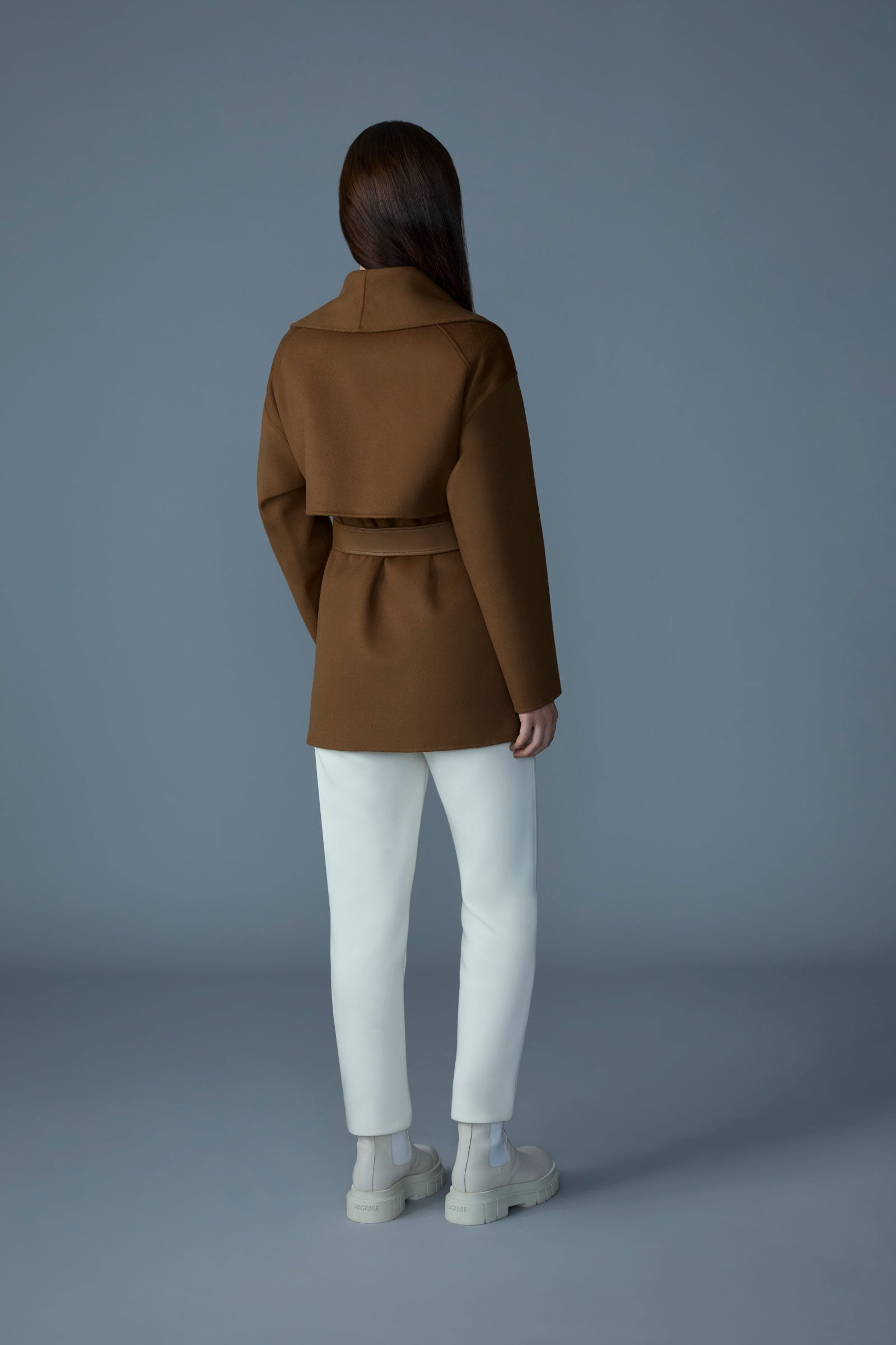 TYRA Double-Face wool robe jacket - 4