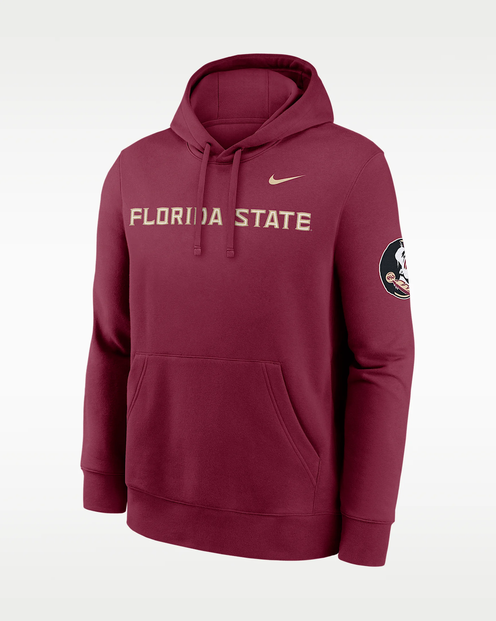 Florida State Sideline Club Men's Nike College Pullover Hoodie - 1