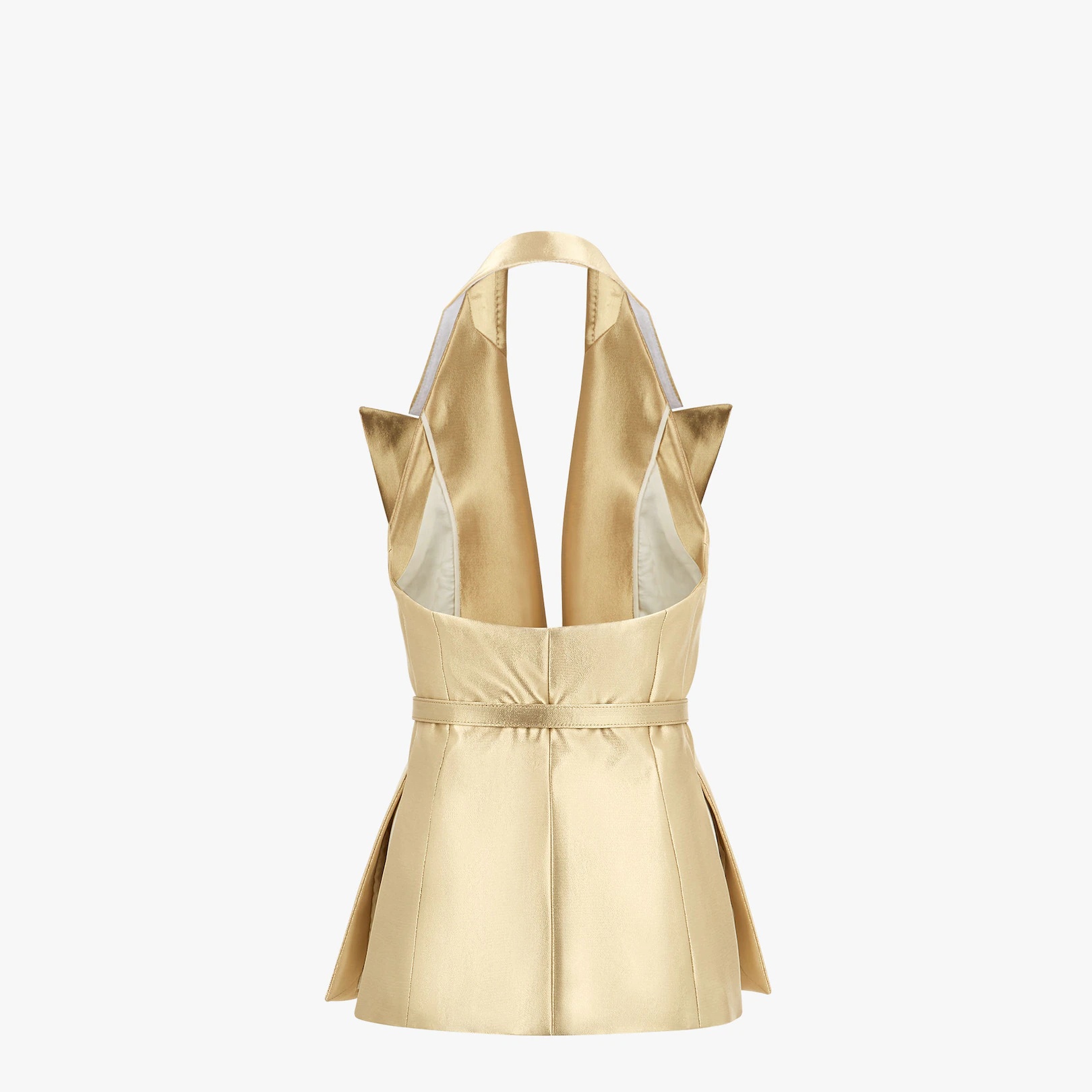 Gold-colored cady gilet - 2