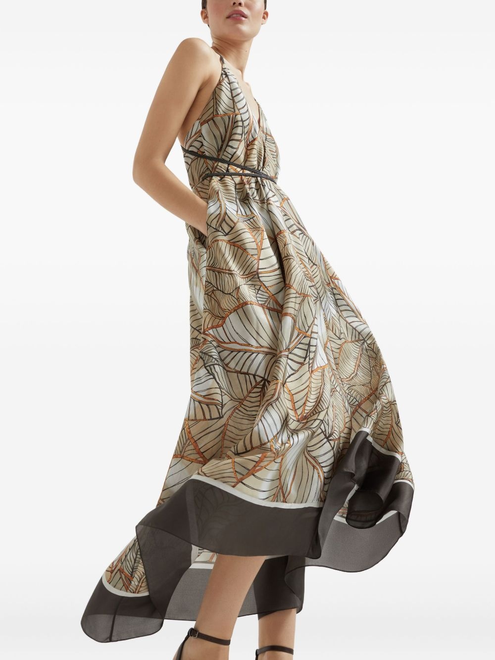 Monili chain-detail dress - 5