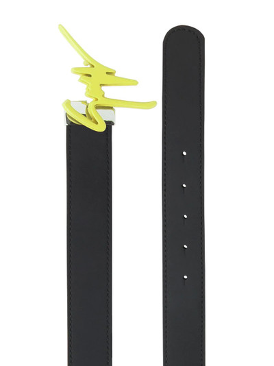 Giuseppe Zanotti logo plaque belt  outlook