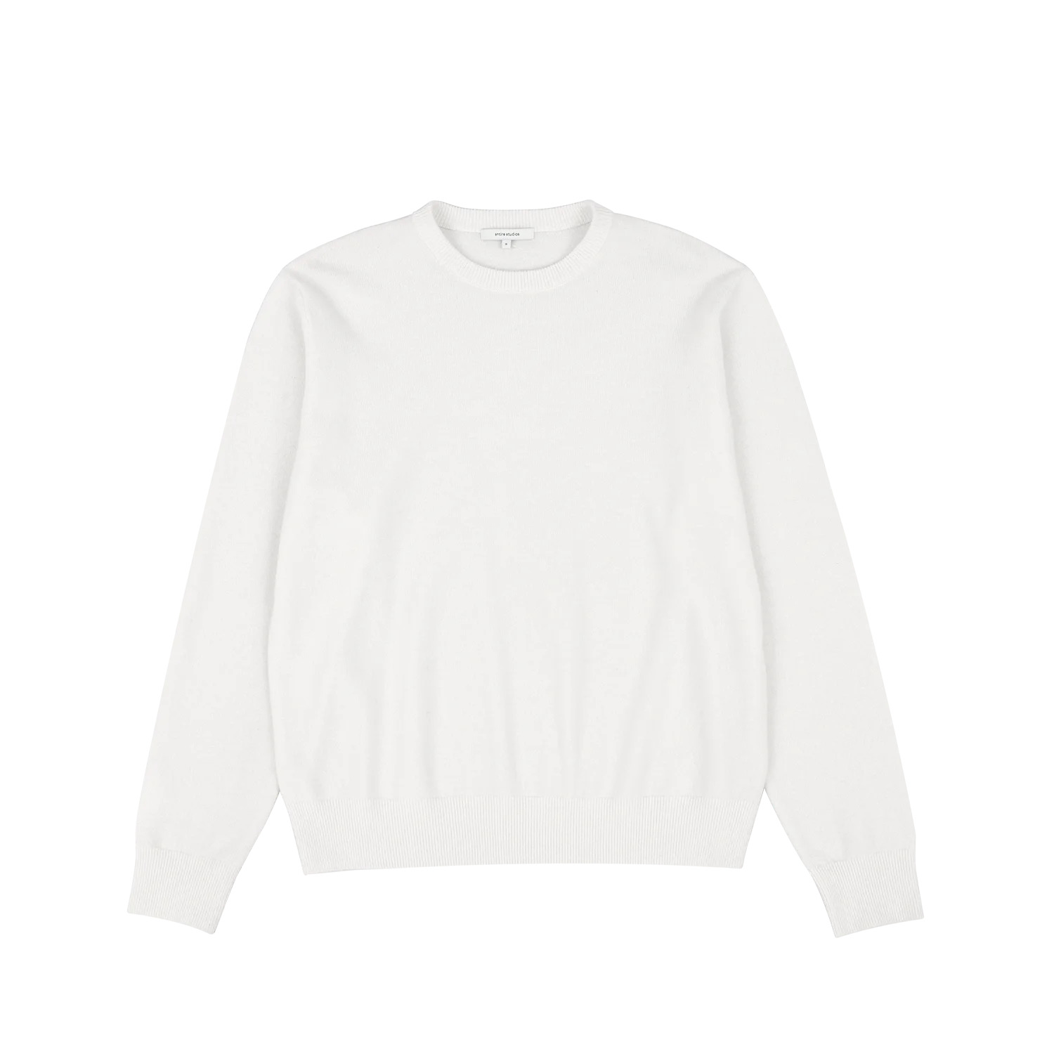 KNIT CREWNECK BONE - 1