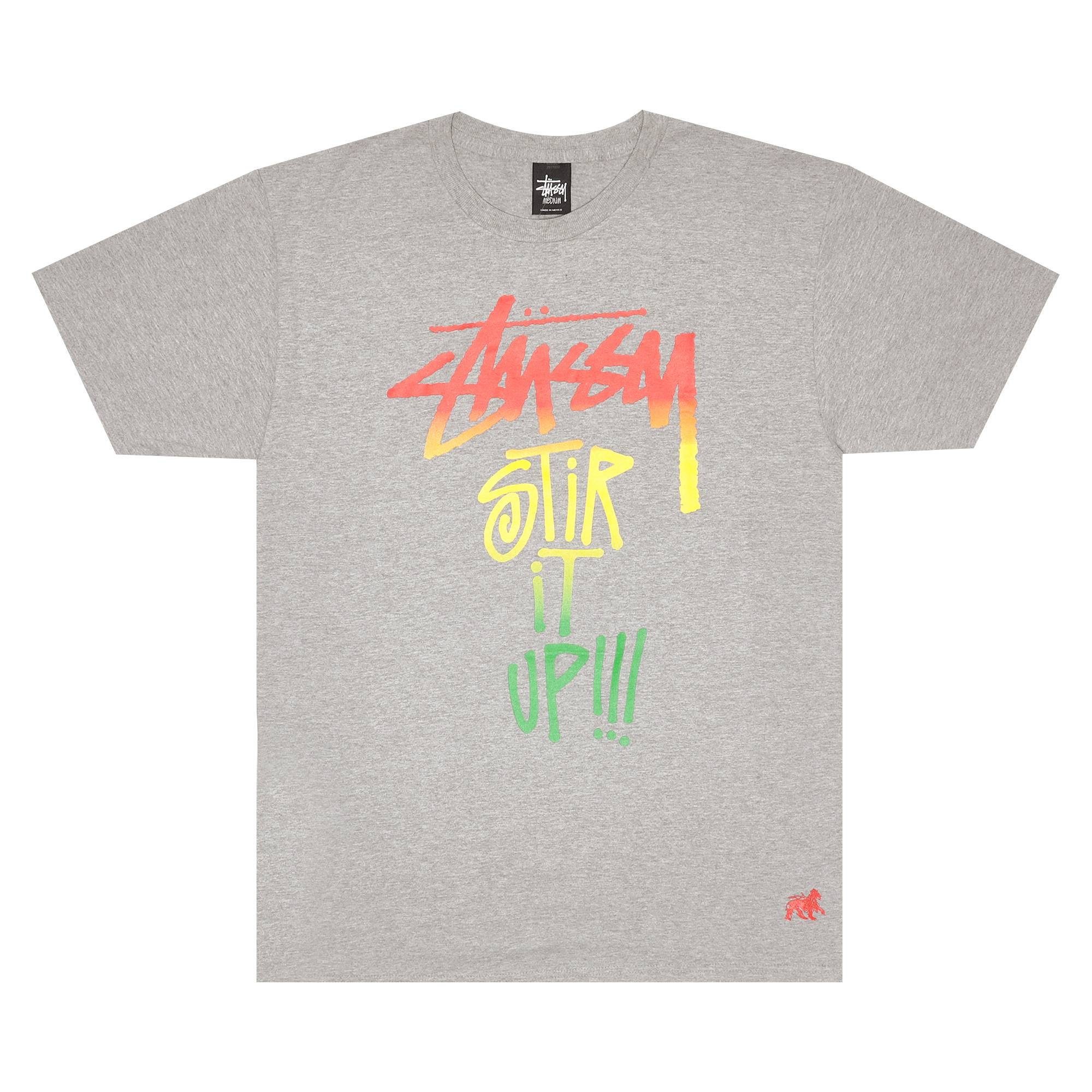 Stussy Stir It Up! Tee 'Grey Heather' - 1