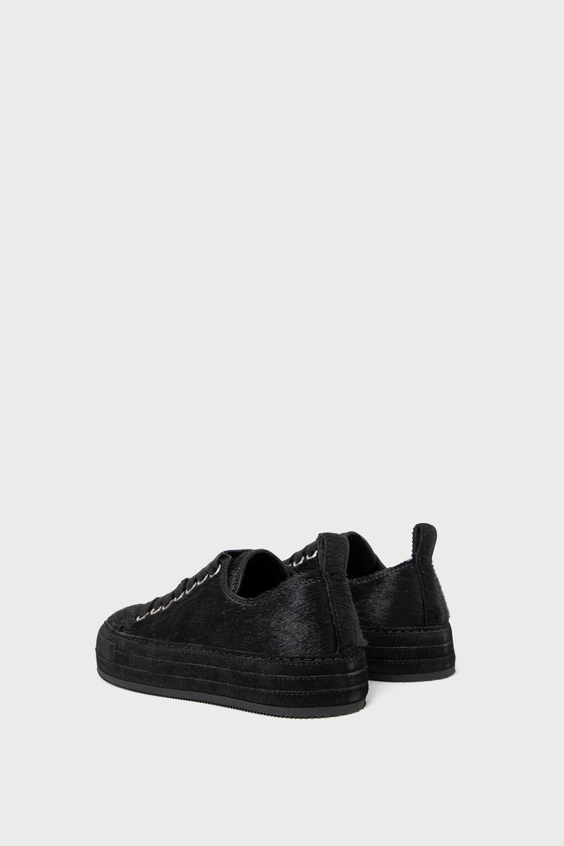 Gert Low Top Sneakers Black Ponyskin - 3