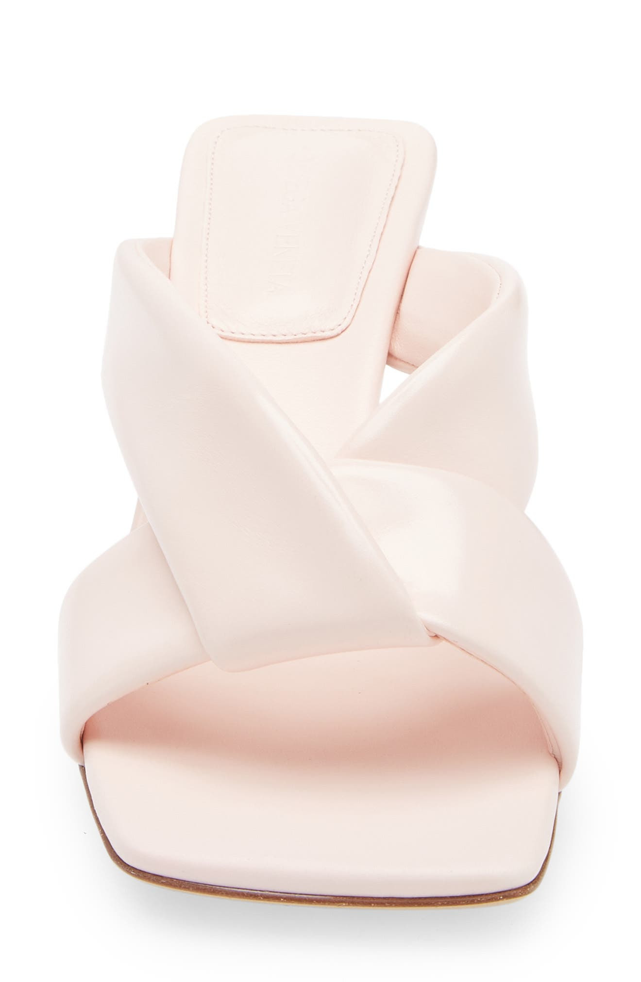 Bottega Veneta Riva Kitten Heel Sandal in 5964 Seashell at Nordstrom - 4