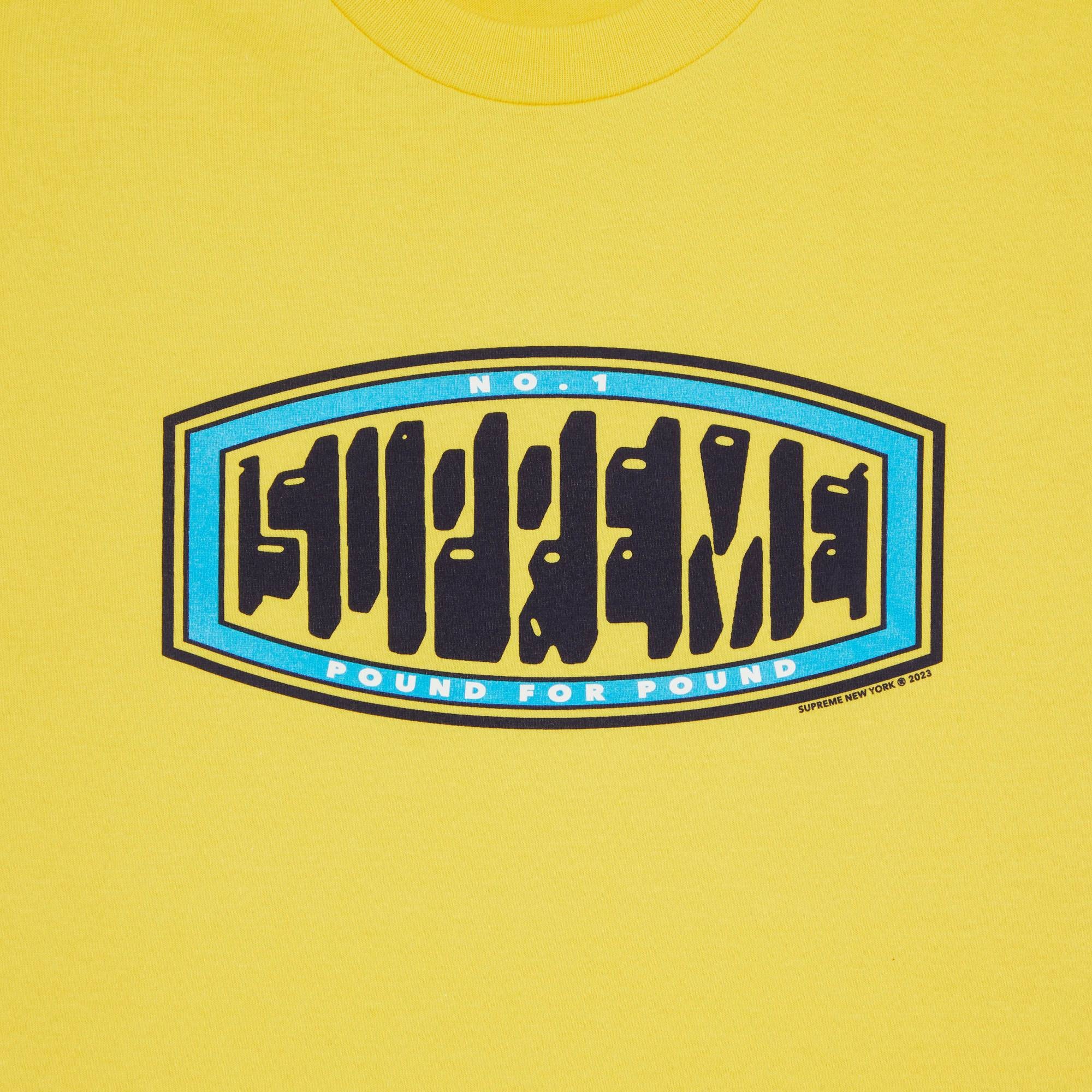 Supreme Pound Tee 'Yellow' - 2