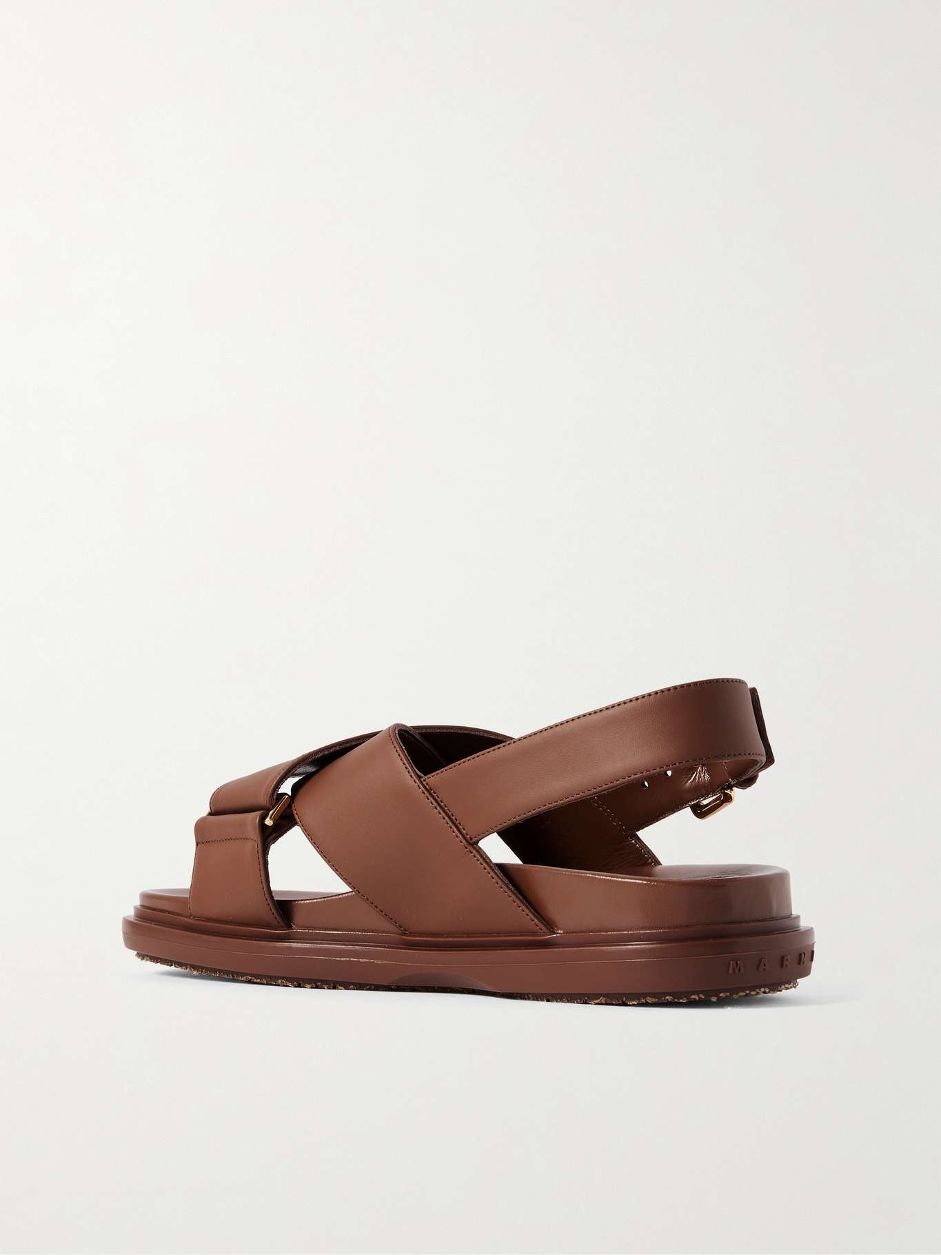 Fussbett leather slingback sandals Brown - 3