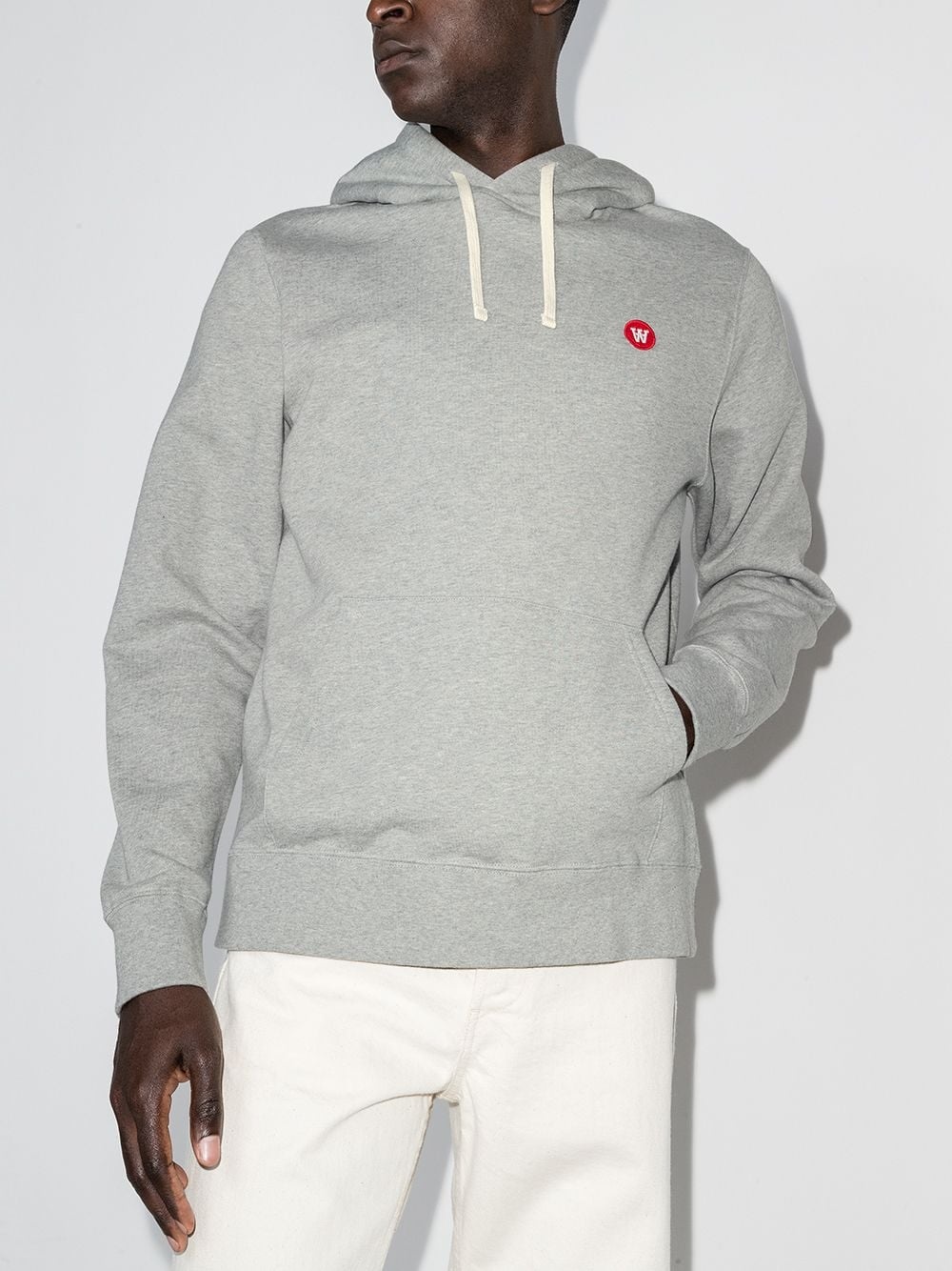 Ian logo embroidered hoodie - 2