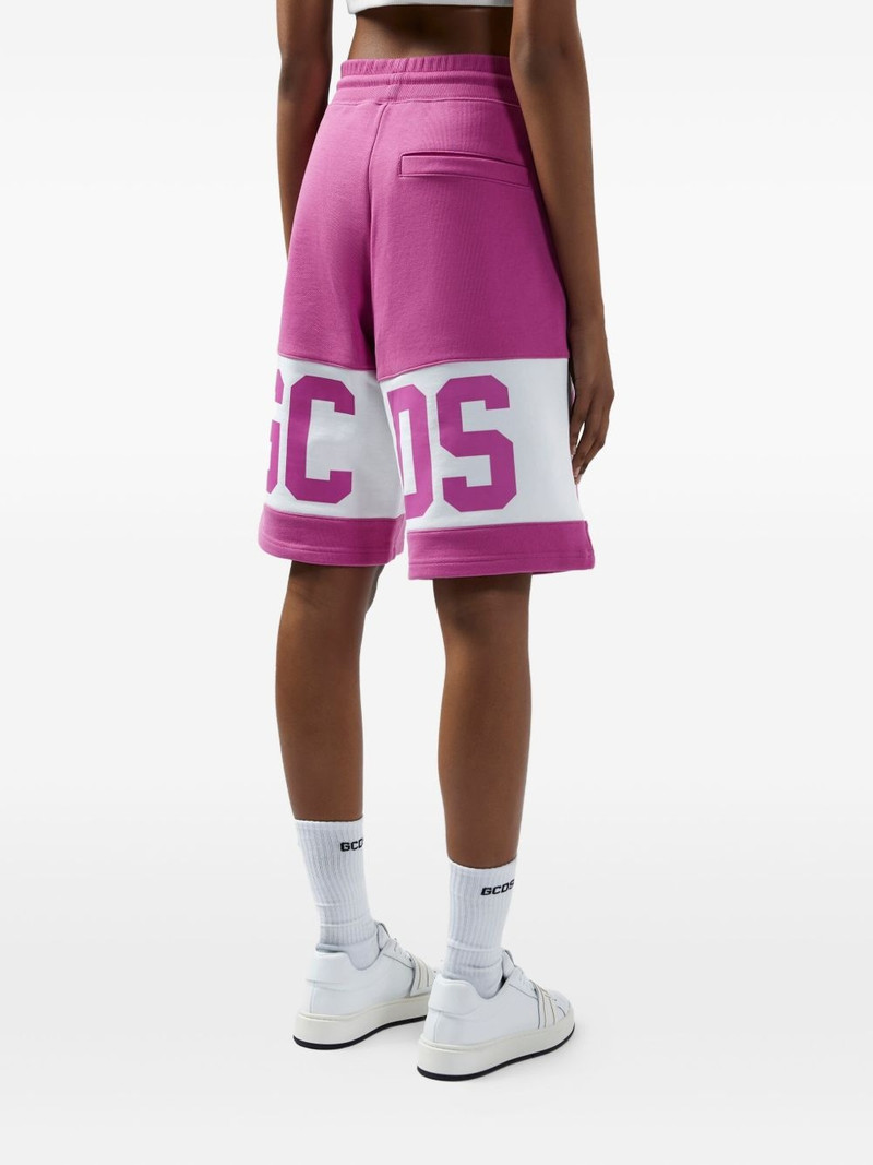 logo-print track shorts 5